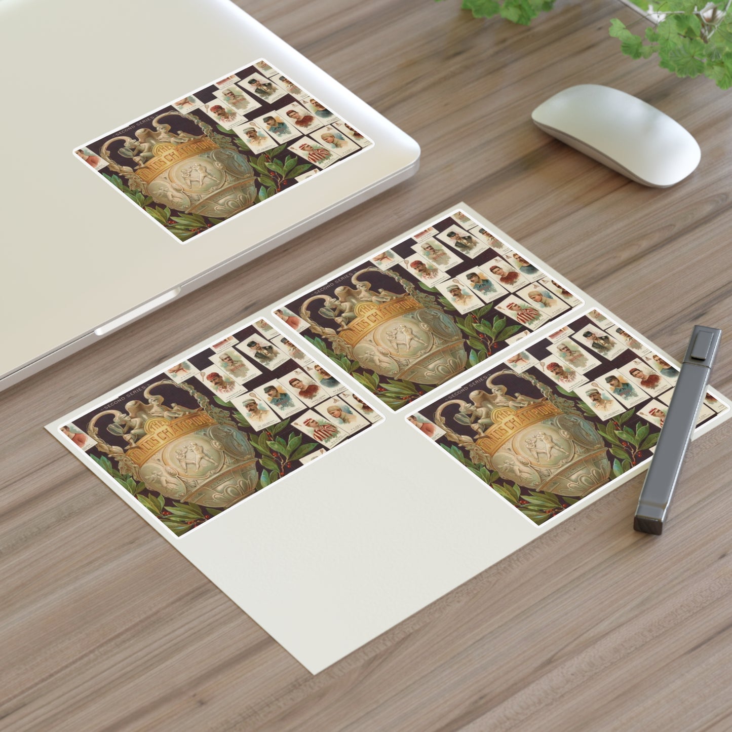 Allen & Ginter. Richmond, Virginia Richmond straight cut no. 1 cigarettes Virginia brights. The worlds champions second series Laminated UV Protective Vinyl Stickers