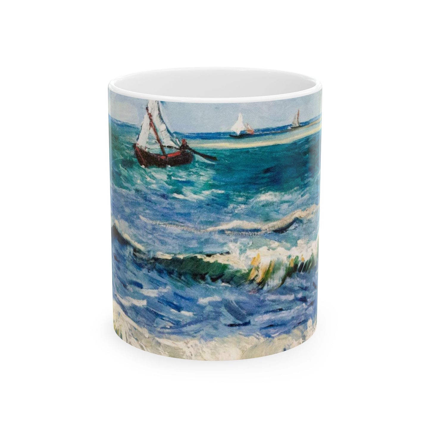 Seascape at Saintes-Maries - My Dream Beautiful Novelty Ceramic Coffee Mug 11oz