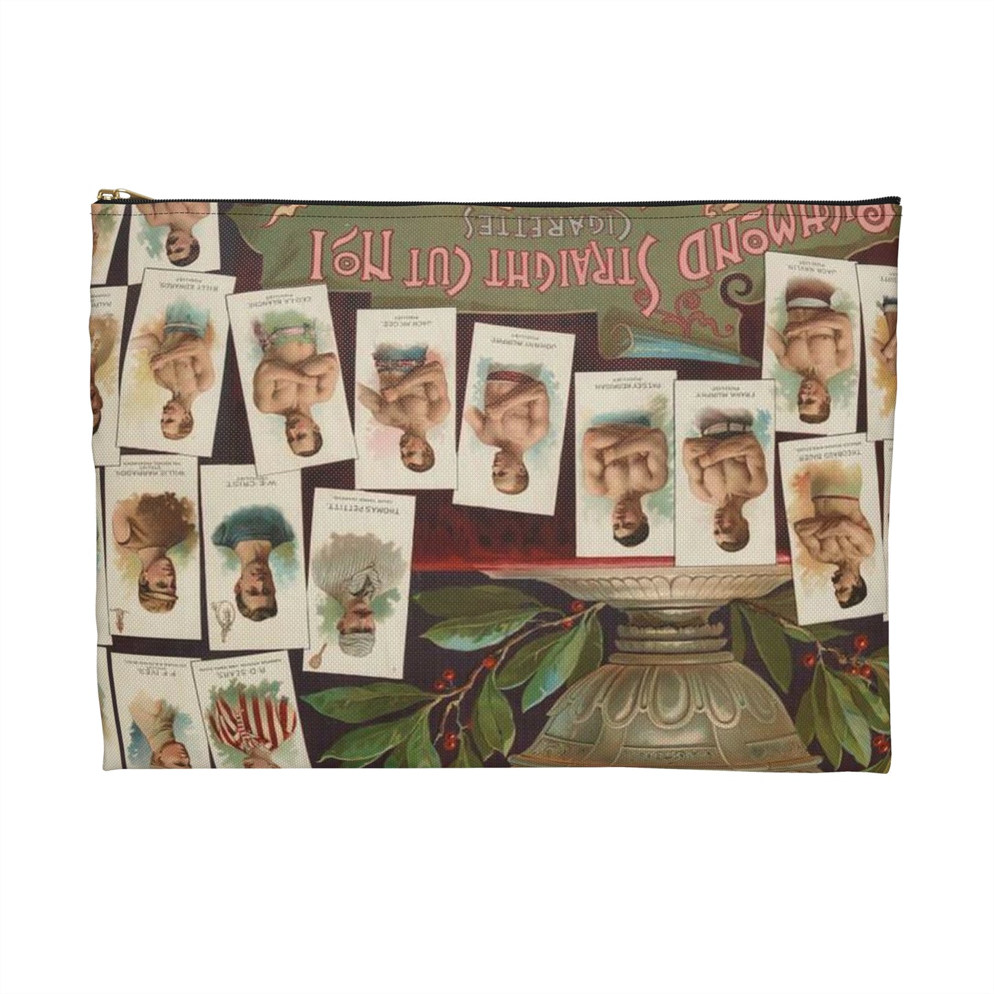 Allen & Ginter. Richmond, Virginia Richmond straight cut no. 1 cigarettes Virginia brights. The worlds champions second series Large Organizer Pouch with Black Zipper