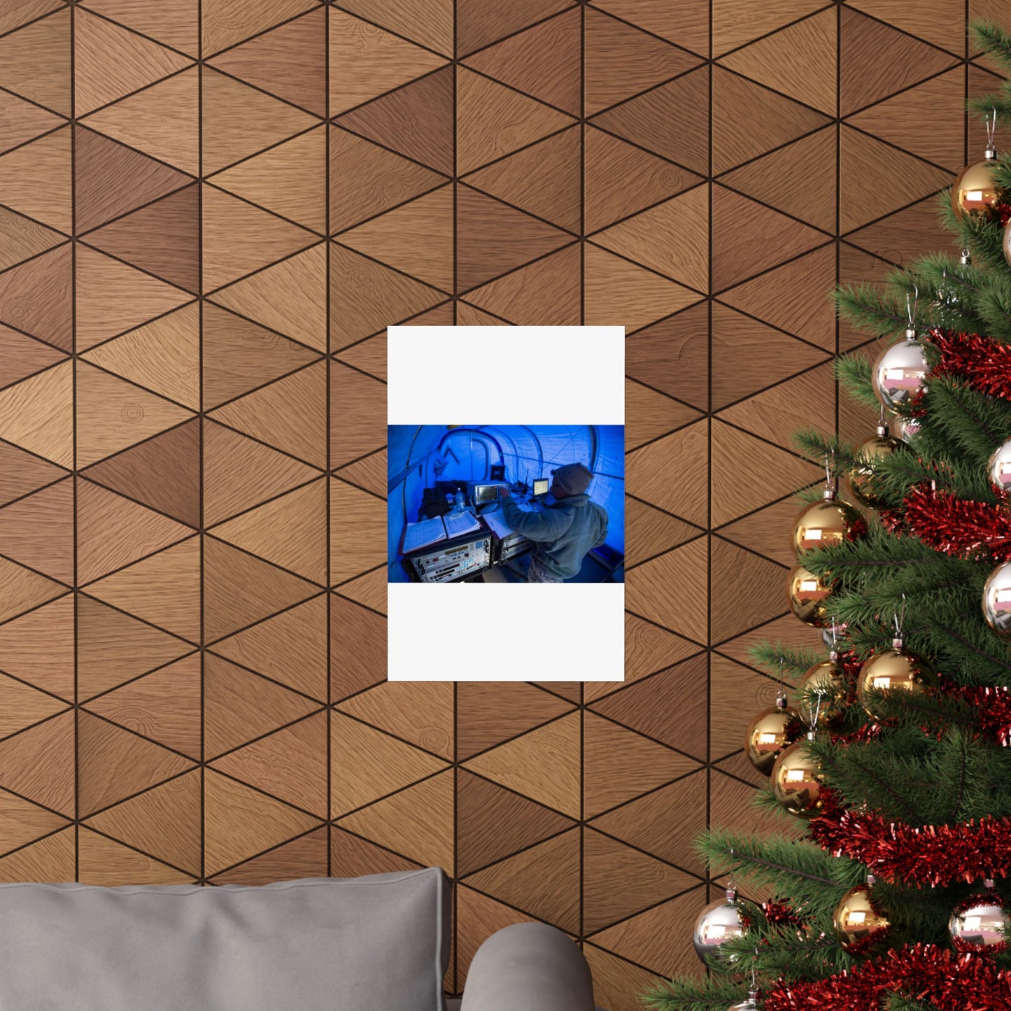 U.S. Air Force Staff Sgt. Titus Poulose of the 263rd High Quality Matte Wall Art Poster for Home, Office, Classroom