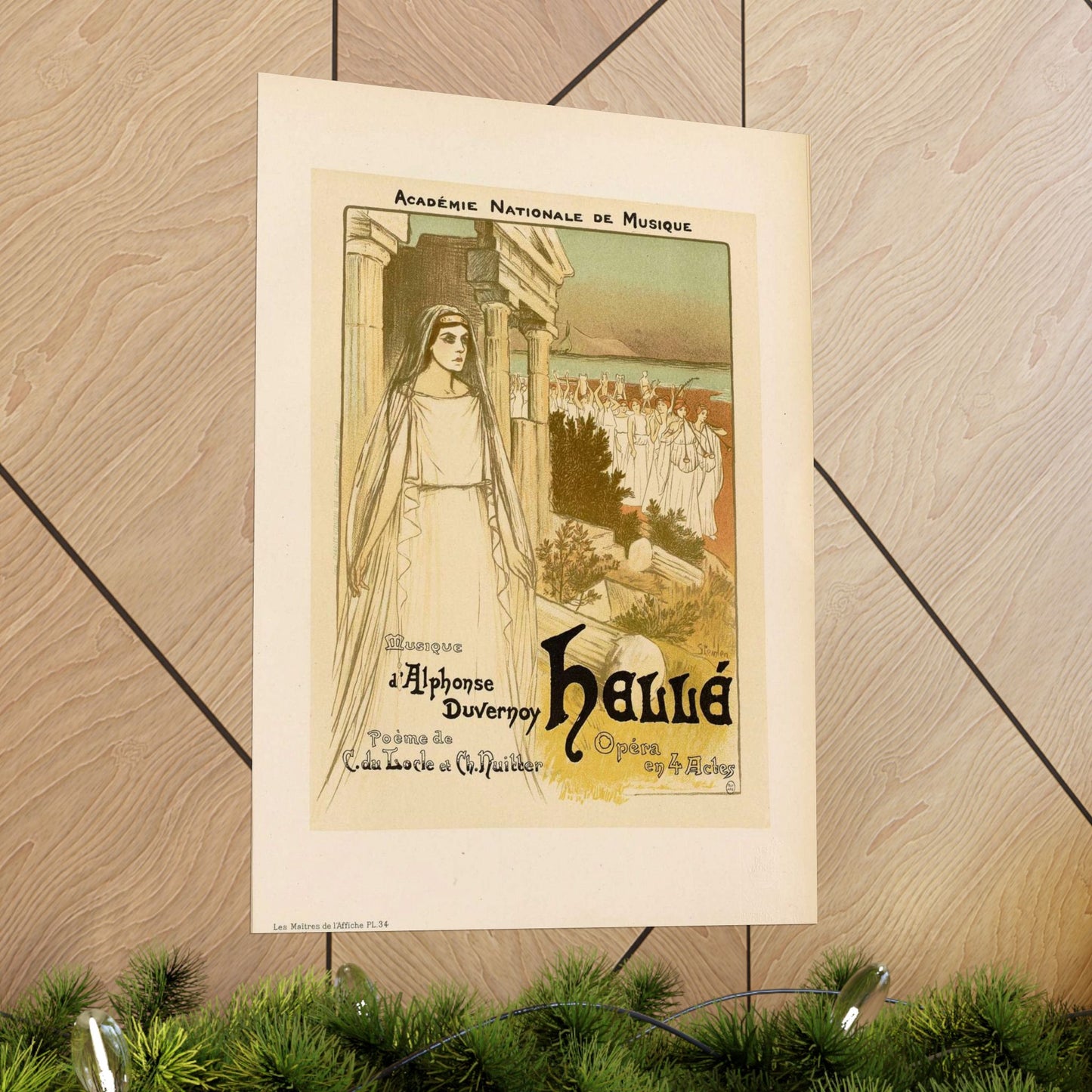 Maîtres de l'affiche V 1 - Pl 34 - Steinlen High Quality Matte Wall Art Poster for Home, Office, Classroom