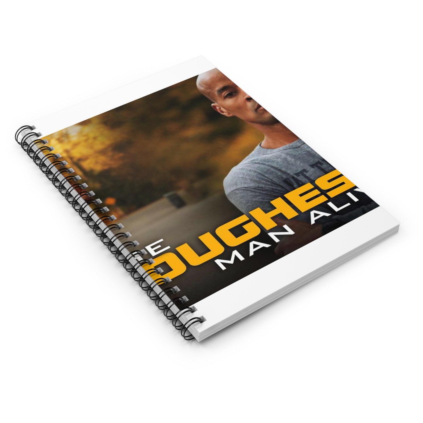 The Toughest Man Alive - The toughest man alive poster Spiral Bound Ruled Notebook with Printed Cover