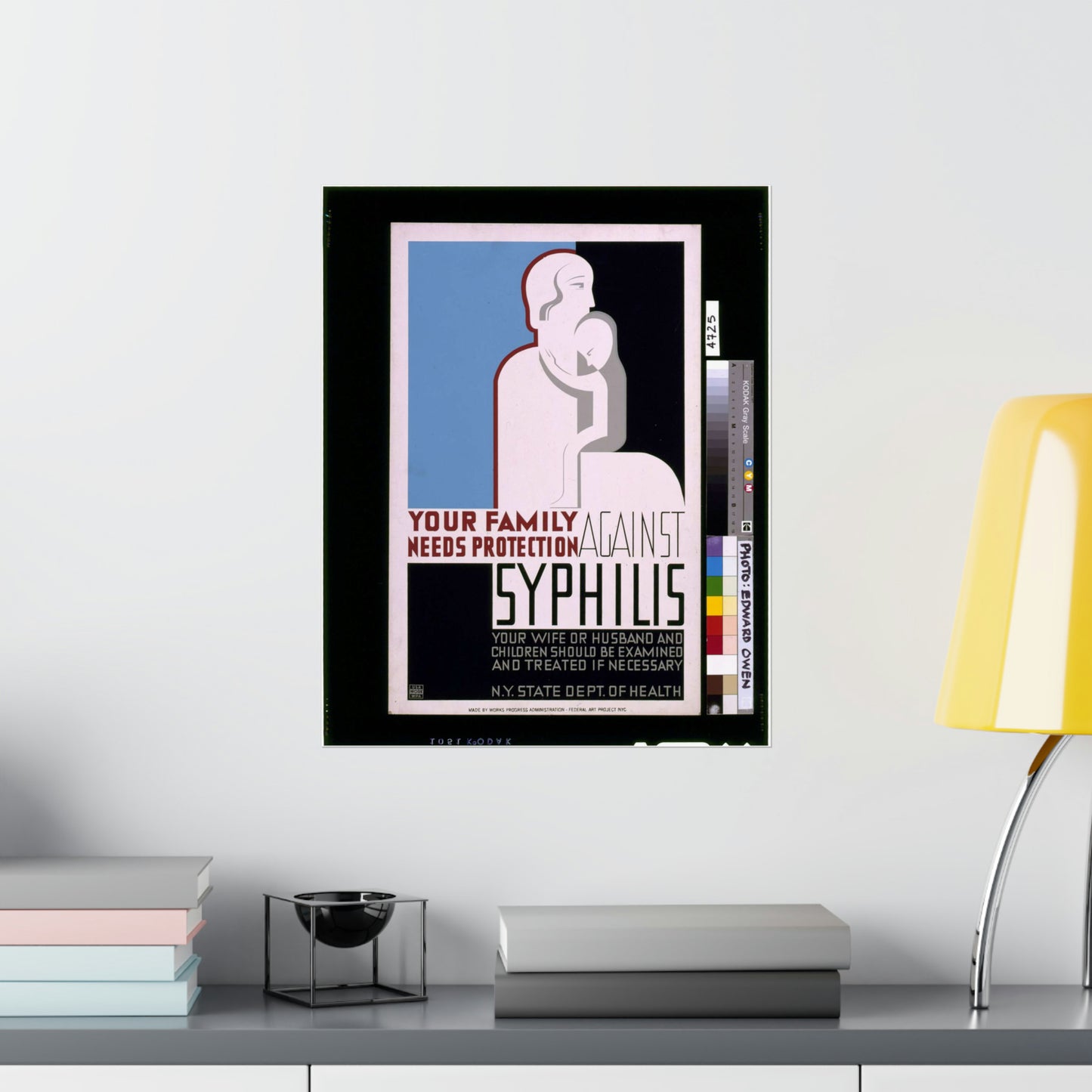 Your family needs protection against syphilis Your wife or husband and children should be examined and treated if necessary. High Quality Matte Wall Art Poster for Home, Office, Classroom