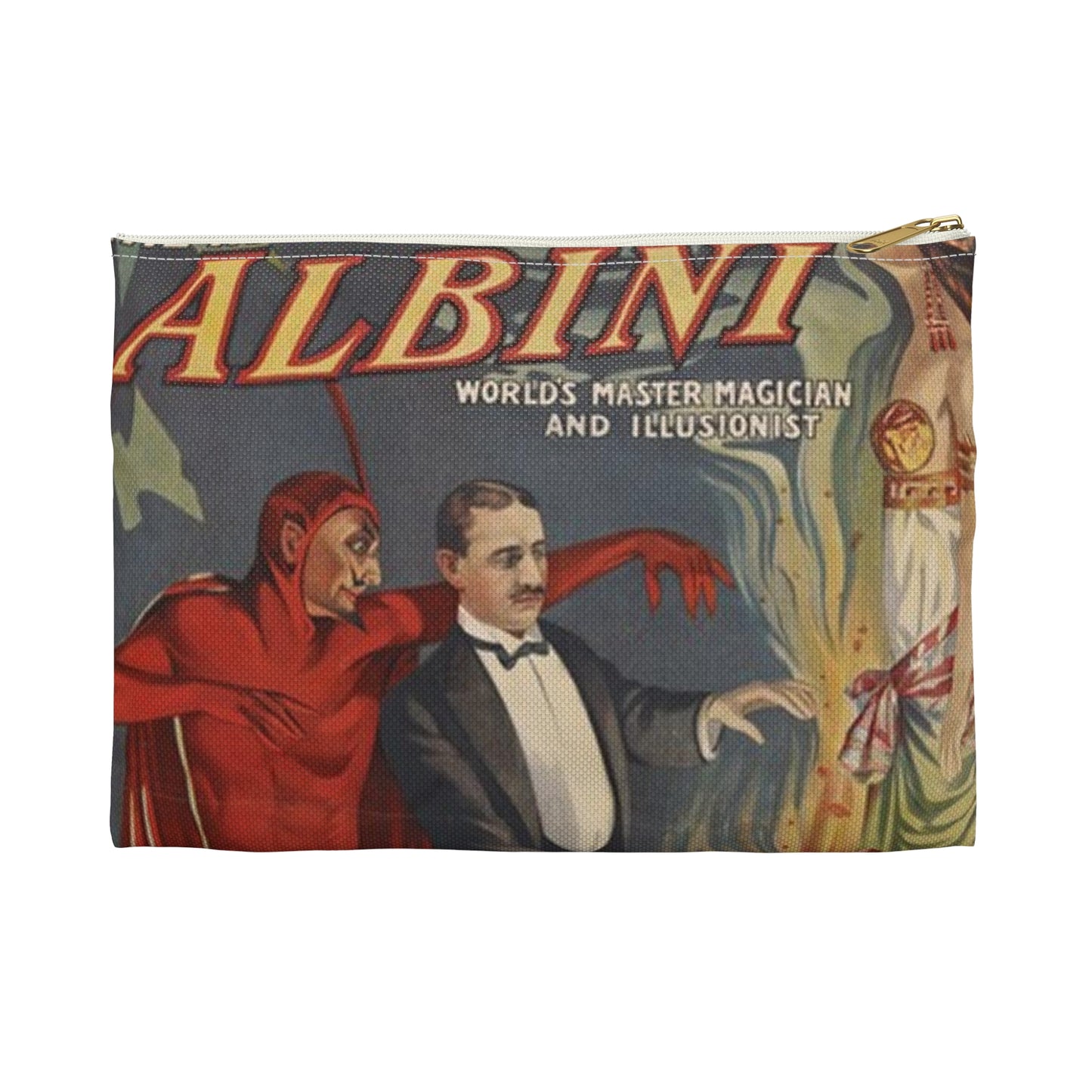 TheIncomperable Albini Theatrical Poster Large Organizer Pouch with Black Zipper