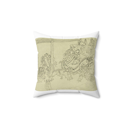 Aubrey Beardsley - The Savoy (1896) (14595714190) Decorative Accent Square Pillow