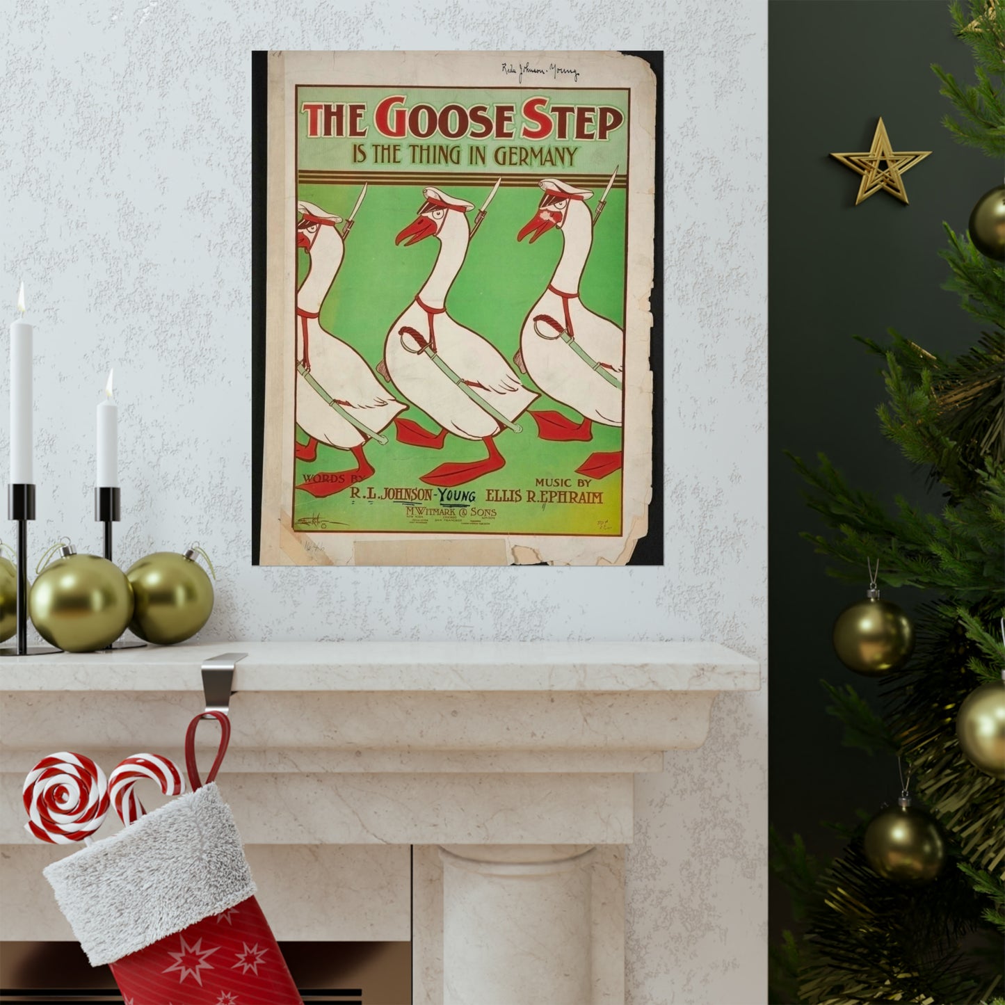 The goose step is the thing in Germany High Quality Matte Wall Art Poster for Home, Office, Classroom