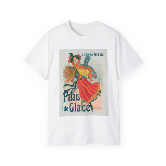 Nouvelle affiche pour le "Palais de Glace". White T-Shirt Gildan 2000 Cotton Unisex