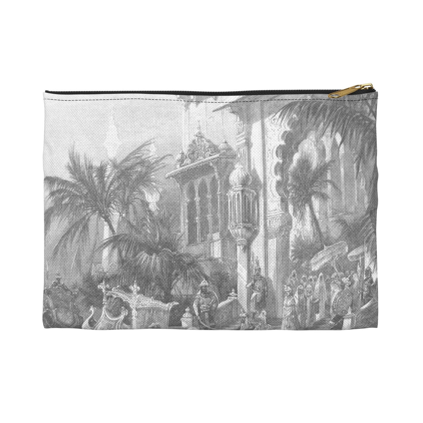 Journey to the East - Nicolas II Asia Tour by Ukhtomsky Large Organizer Pouch with Black Zipper