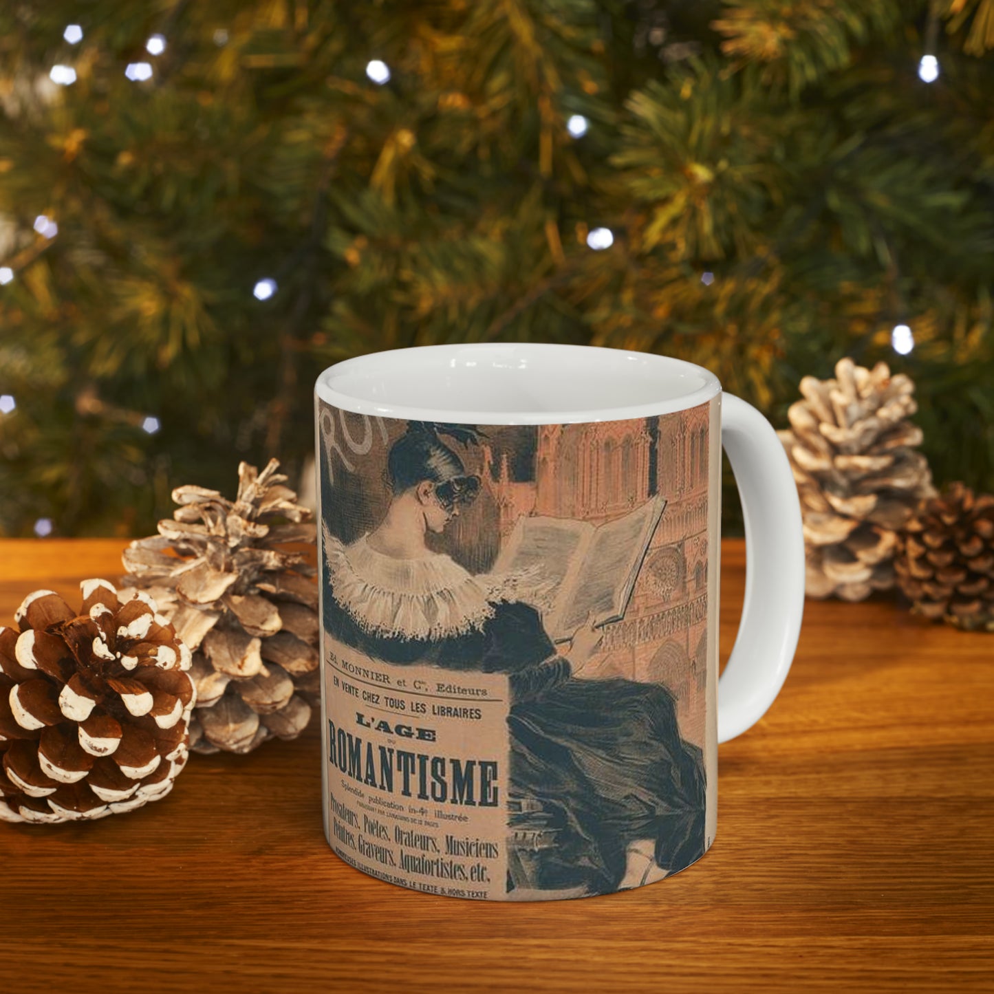 Affiche pour la "Librairie Romantique". Beautiful Novelty Ceramic Coffee Mug 11oz