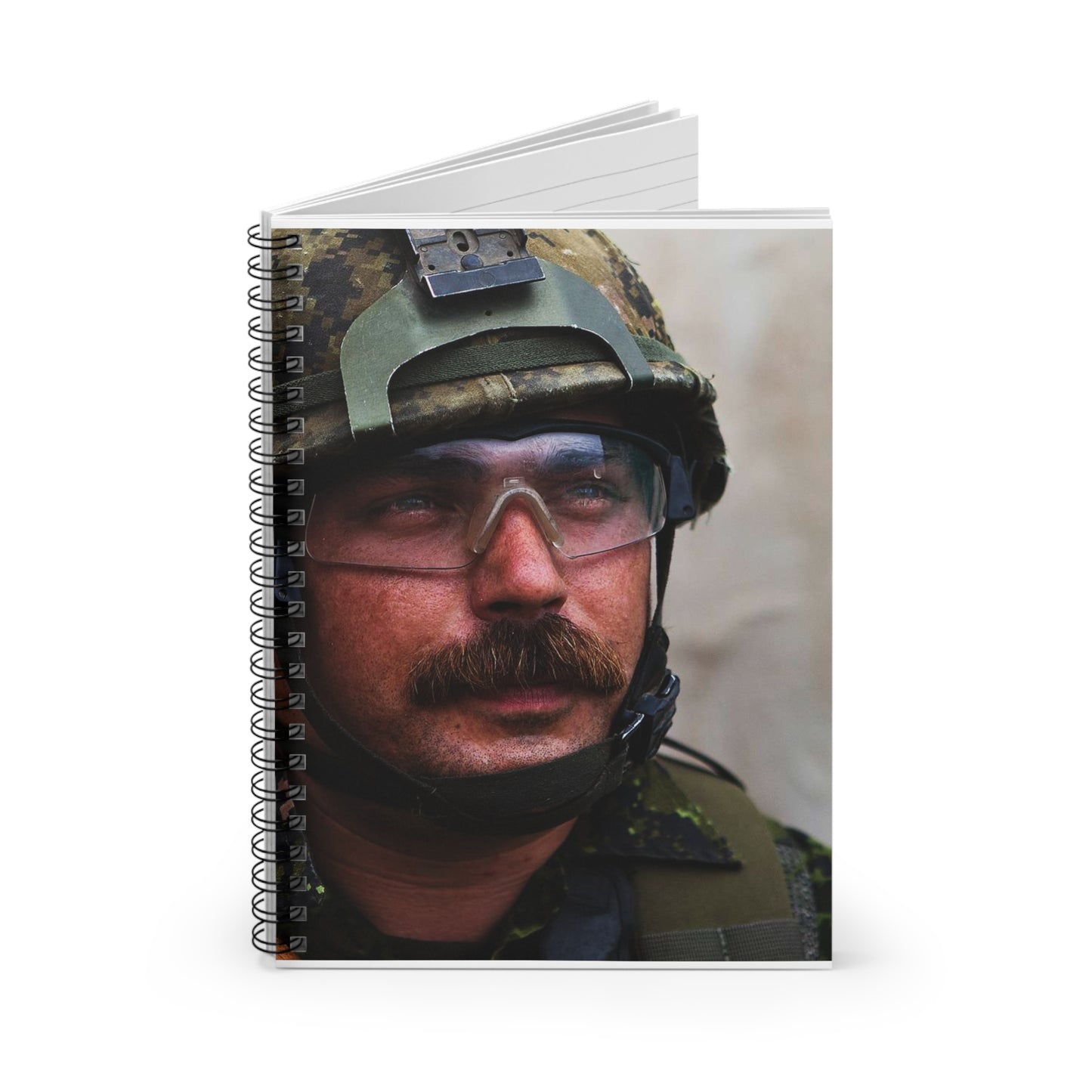 Cpl. Dean Disotell, a heavy-machine gunner with Company Spiral Bound Ruled Notebook with Printed Cover