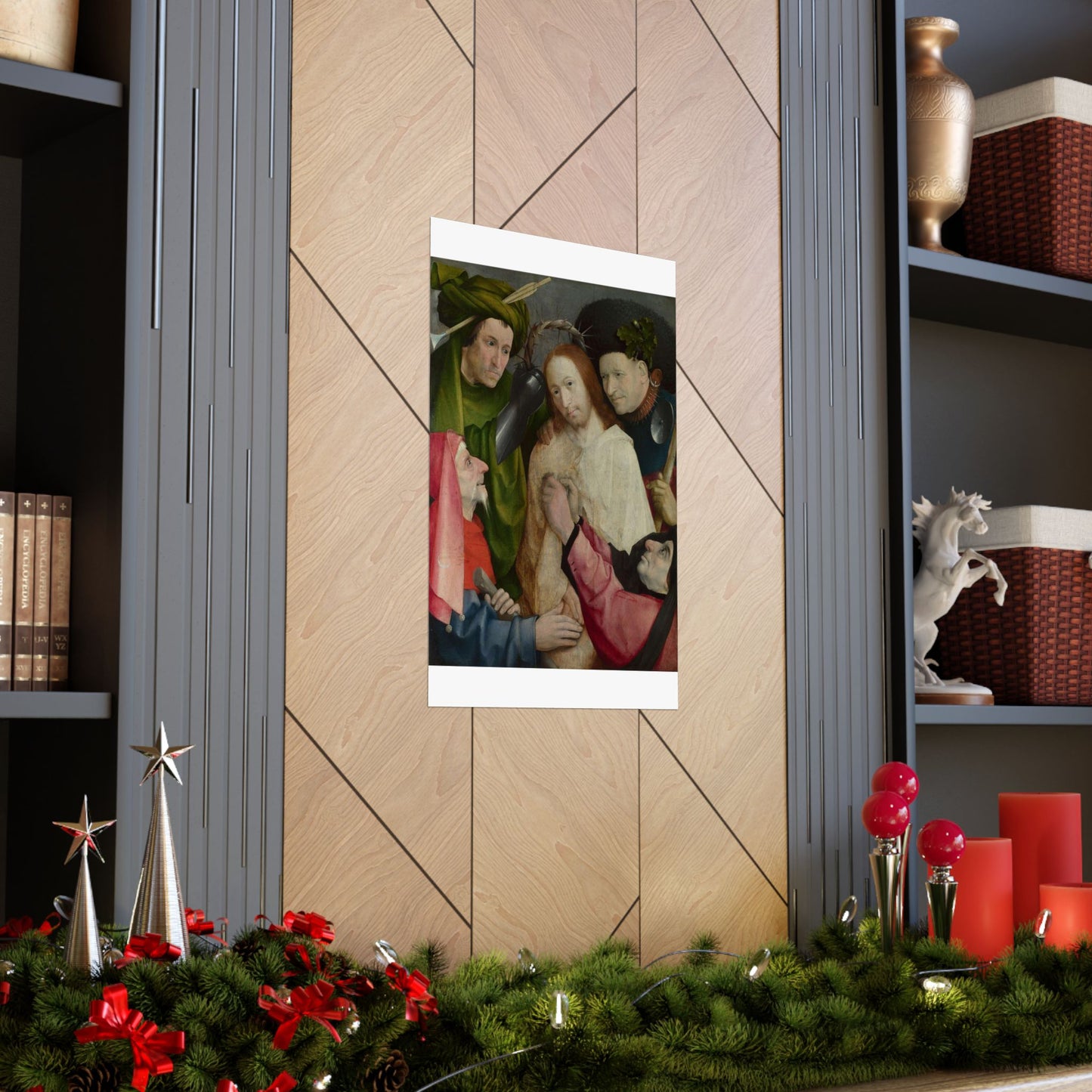 Hieronymus Bosch - Christ Mocked (The Crowning with Thorns) - Google Art Project High Quality Matte Wall Art Poster for Home, Office, Classroom