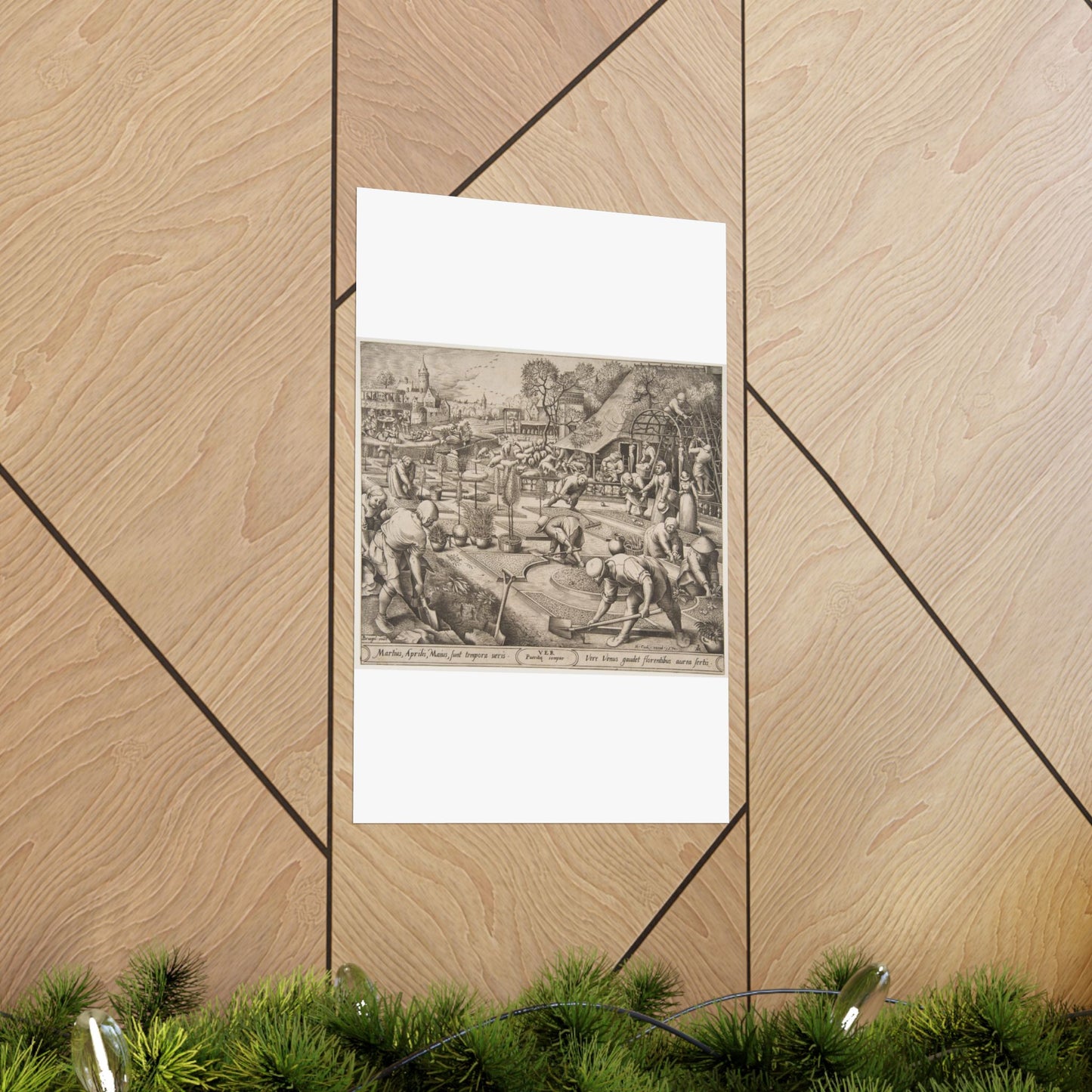 Pieter van der Heyden - Spring (Ver) from The Seasons High Quality Matte Wall Art Poster for Home, Office, Classroom