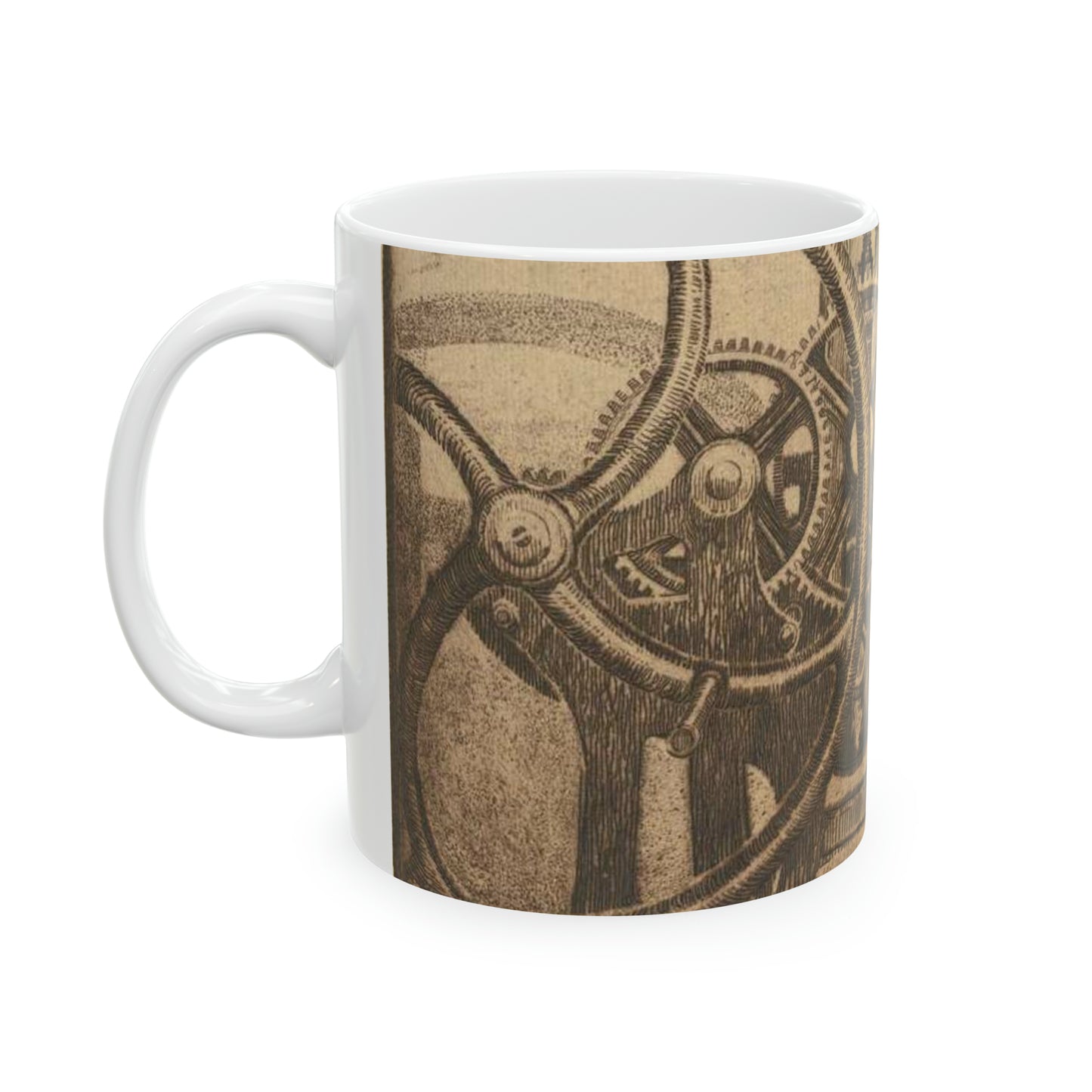 Lilien Printing press - Public domain portrait print Beautiful Novelty Ceramic Coffee Mug 11oz