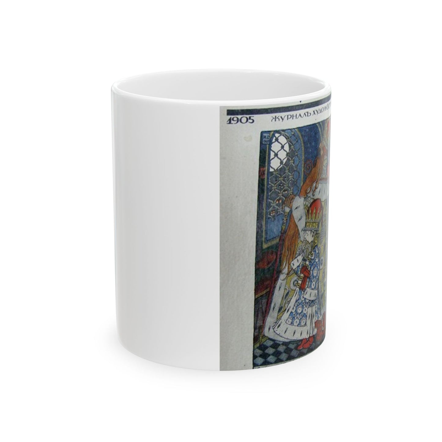 Ivan Bilibin - magazine-cover-bugbear-1905 Beautiful Novelty Ceramic Coffee Mug 11oz