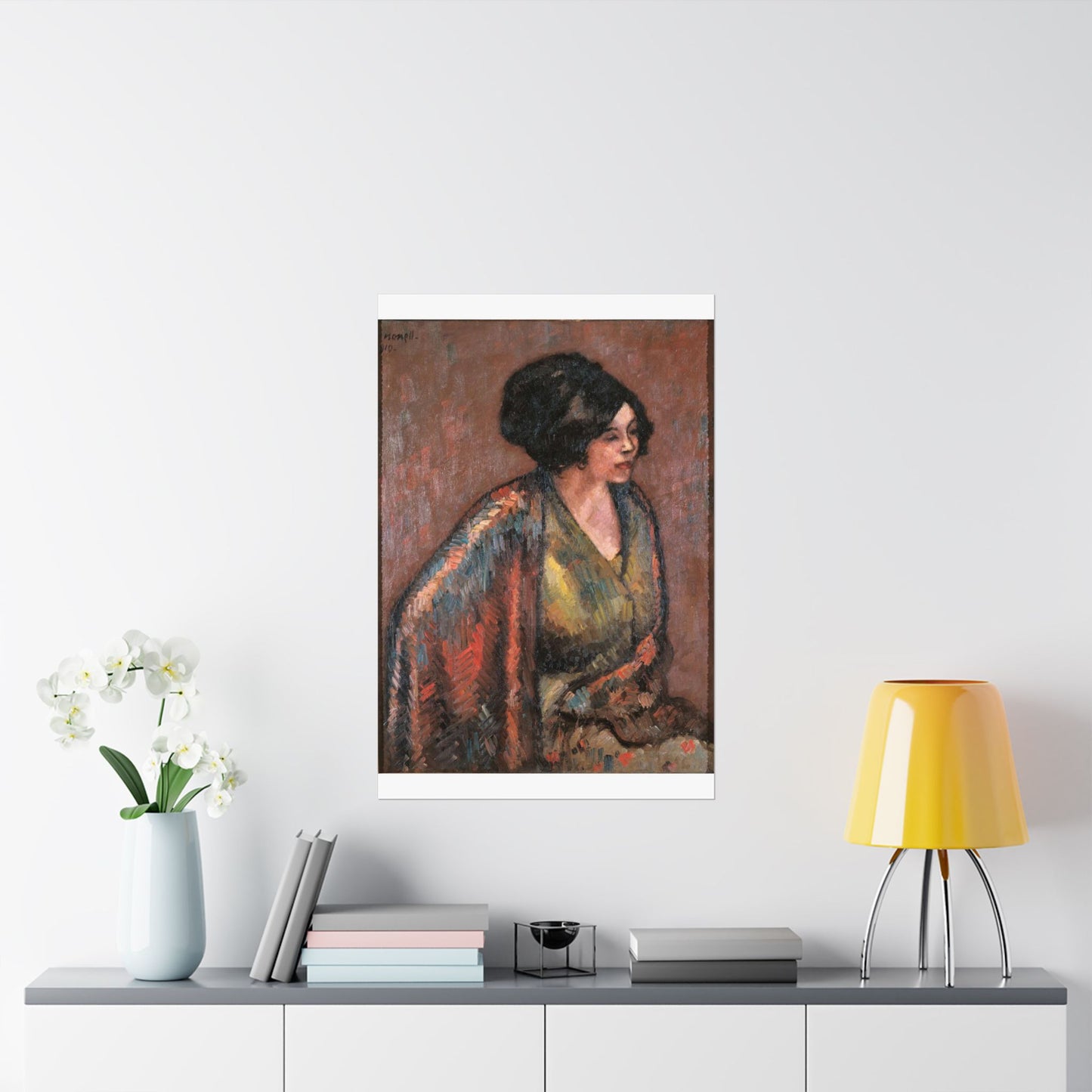 Isidre Nonell - Flores - Google Art Project High Quality Matte Wall Art Poster for Home, Office, Classroom