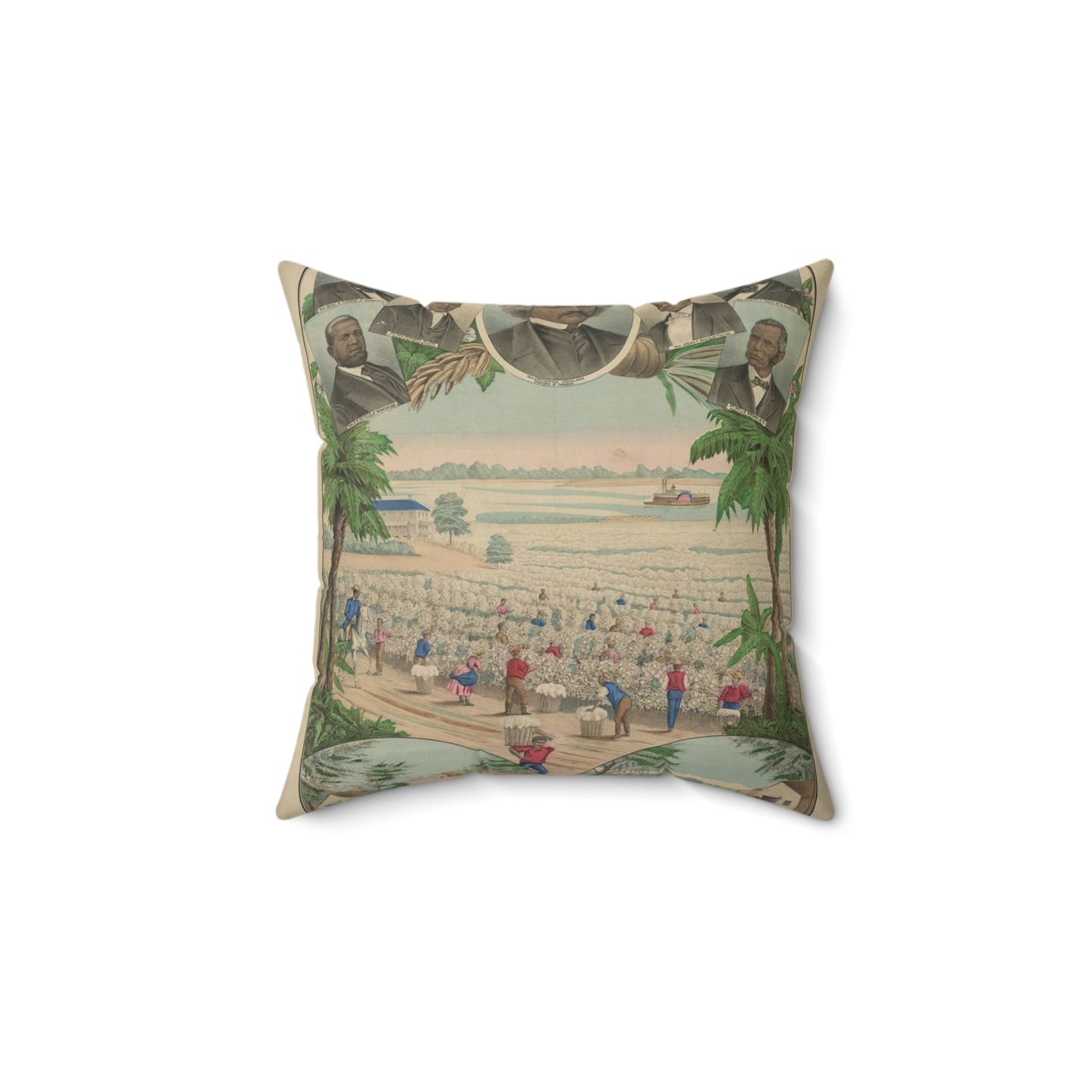 From the plantation to the Senate Decorative Accent Square Pillow