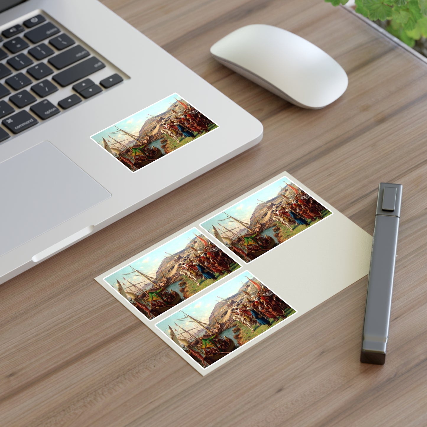 Kusatma Zonaro - Public domain scan / painting Laminated UV Protective Vinyl Stickers