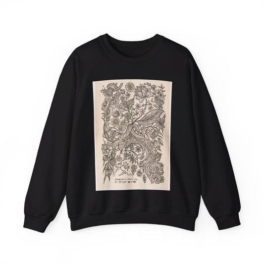 Alexander Senegat - Ontwerp voor textiel Black Heavy Blend Adult Crew Neck SweatShirt