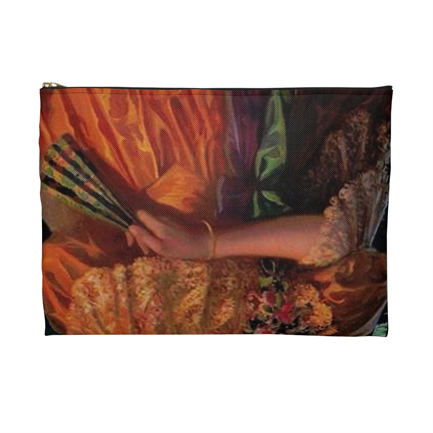 "Dixie", print of painting by Edward Mason Eggleston, 1929 Large Organizer Pouch with Black Zipper