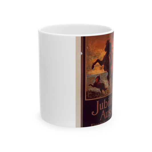 Affiche suisse pour "Jubiläums Ausstellung". Exposition d'un jubilé artistique à Zurich Beautiful Novelty Ceramic Coffee Mug 11oz