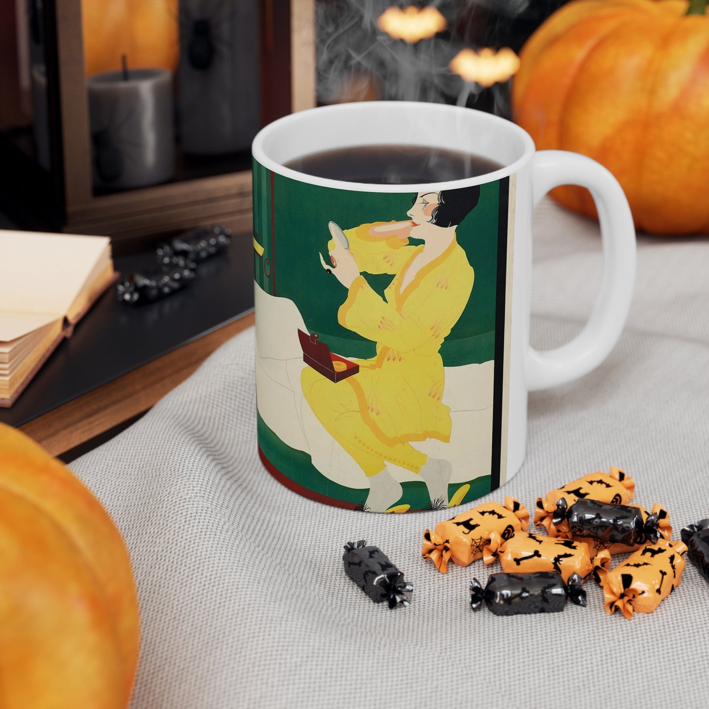 Poster-Mitropa-Schlafwagen-Zabel-b Beautiful Novelty Ceramic Coffee Mug 11oz