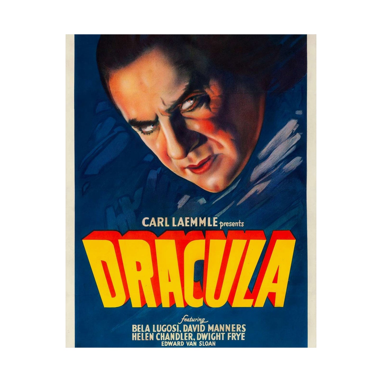 Dracula (1931 film poster - Style A) High Quality Matte Wall Art Poster for Home, Office, Classroom