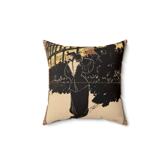 The post express, holiday number Decorative Accent Square Pillow