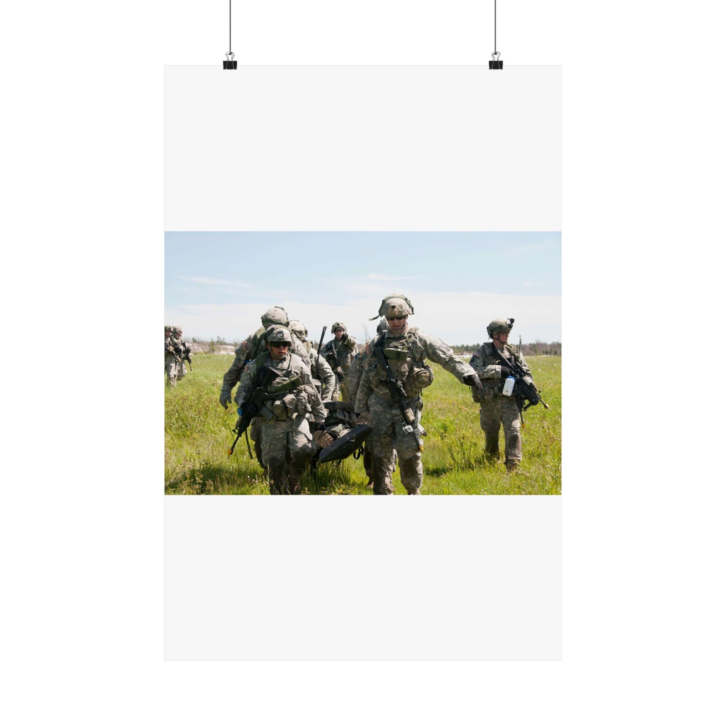 U.S. Army Sgt. Sean Fernandes (right), team leader, High Quality Matte Wall Art Poster for Home, Office, Classroom