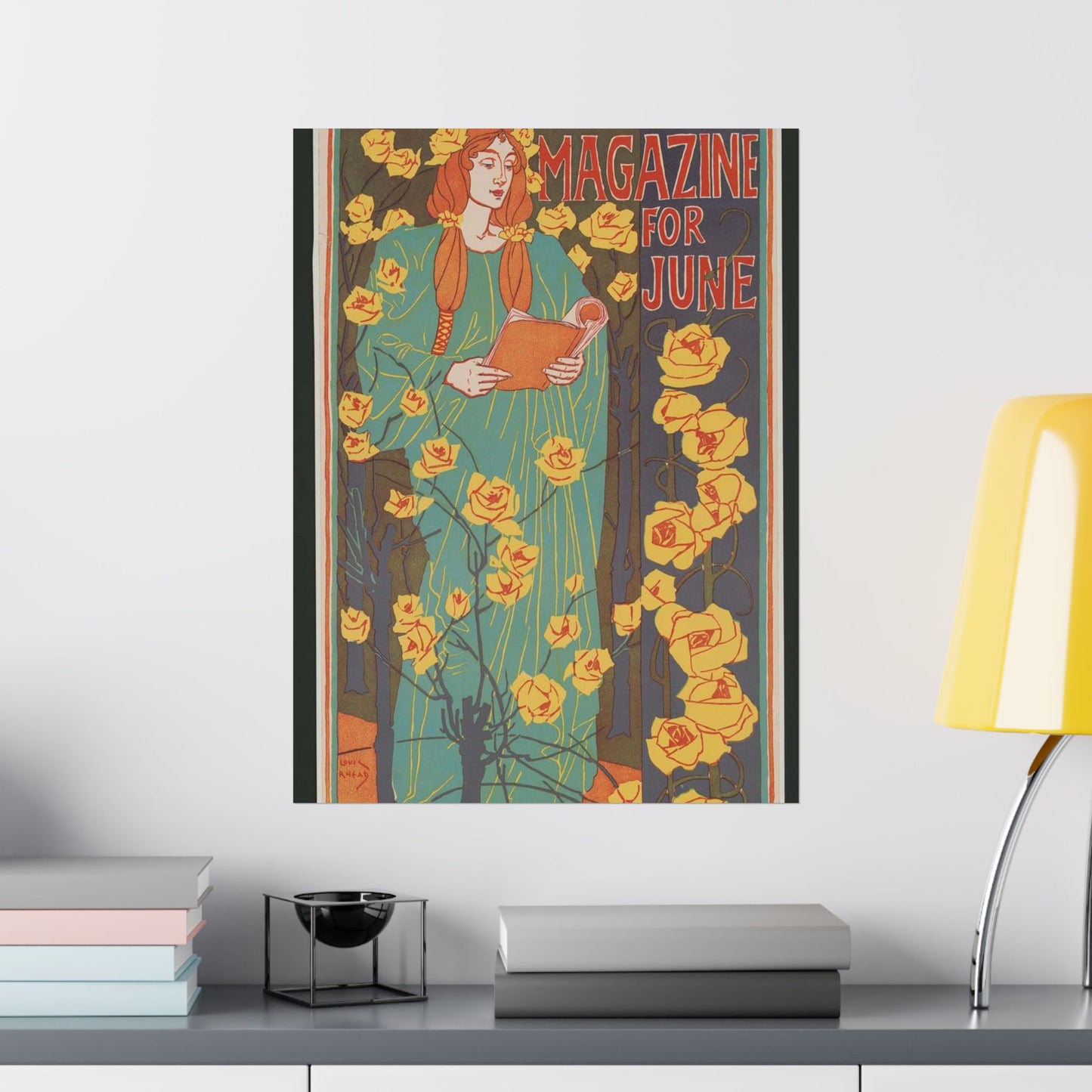 Louis Rhead - The Century magazine for June High Quality Matte Wall Art Poster for Home, Office, Classroom