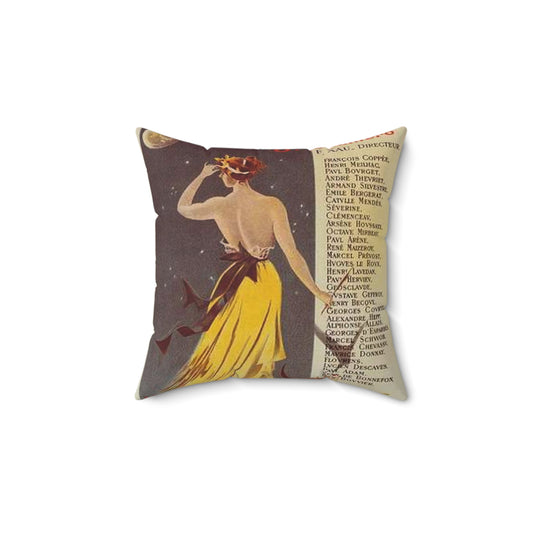 Affiche pour annoncer la publication de "Rome" dans Le Journal. Decorative Accent Square Pillow