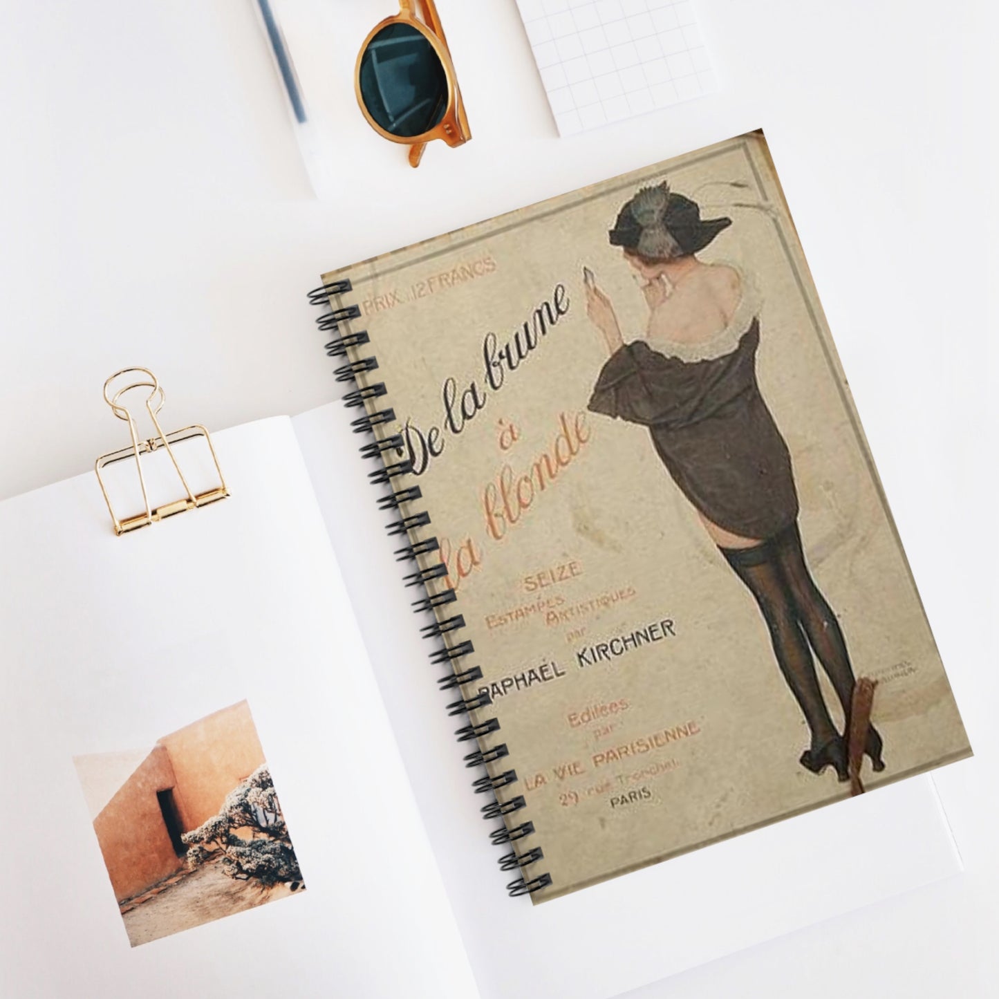 Kirchner - from-brown-to-blonde Spiral Bound Ruled Notebook with Printed Cover