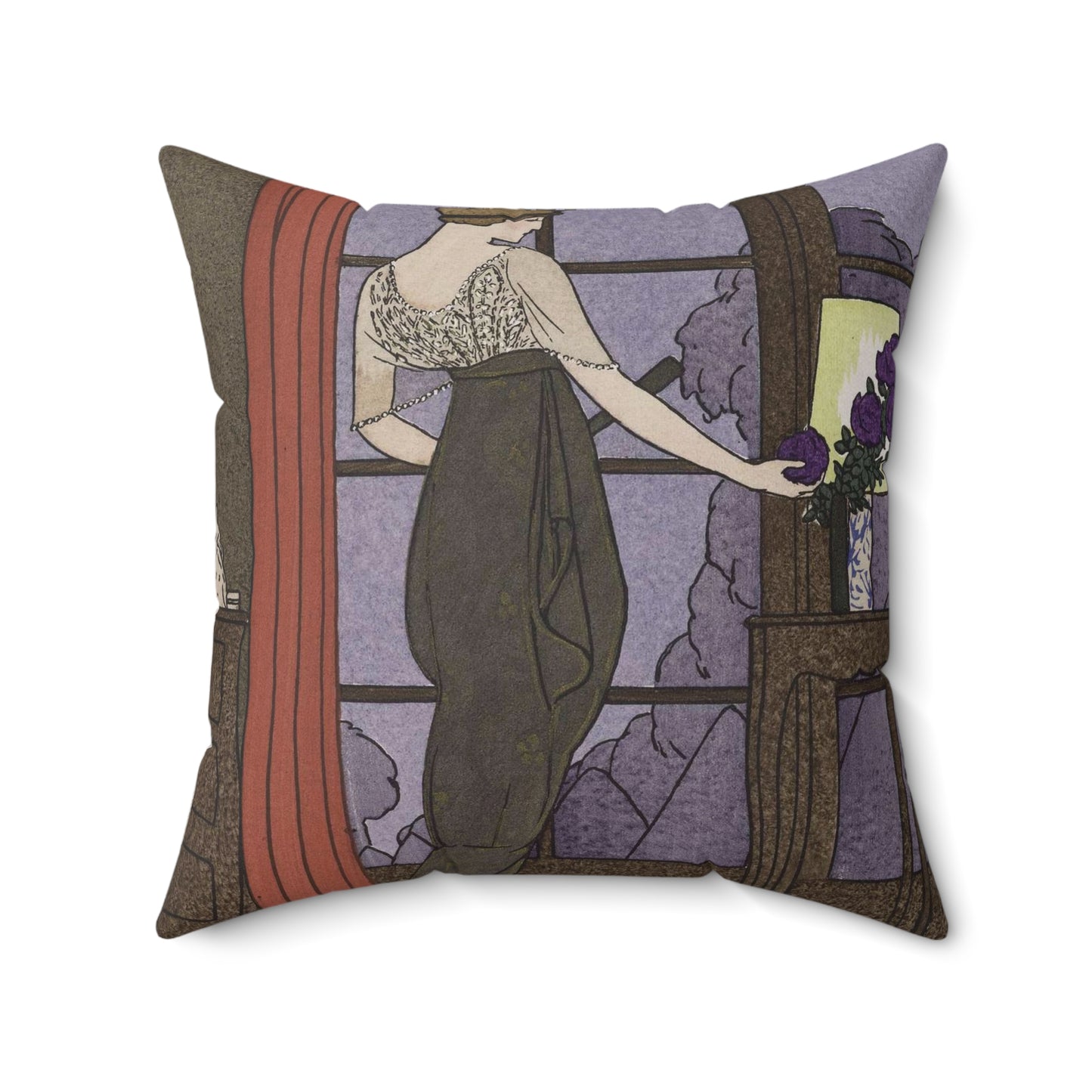 Gazette du bon ton, art, modes et frivolités, n°1 Decorative Accent Square Pillow