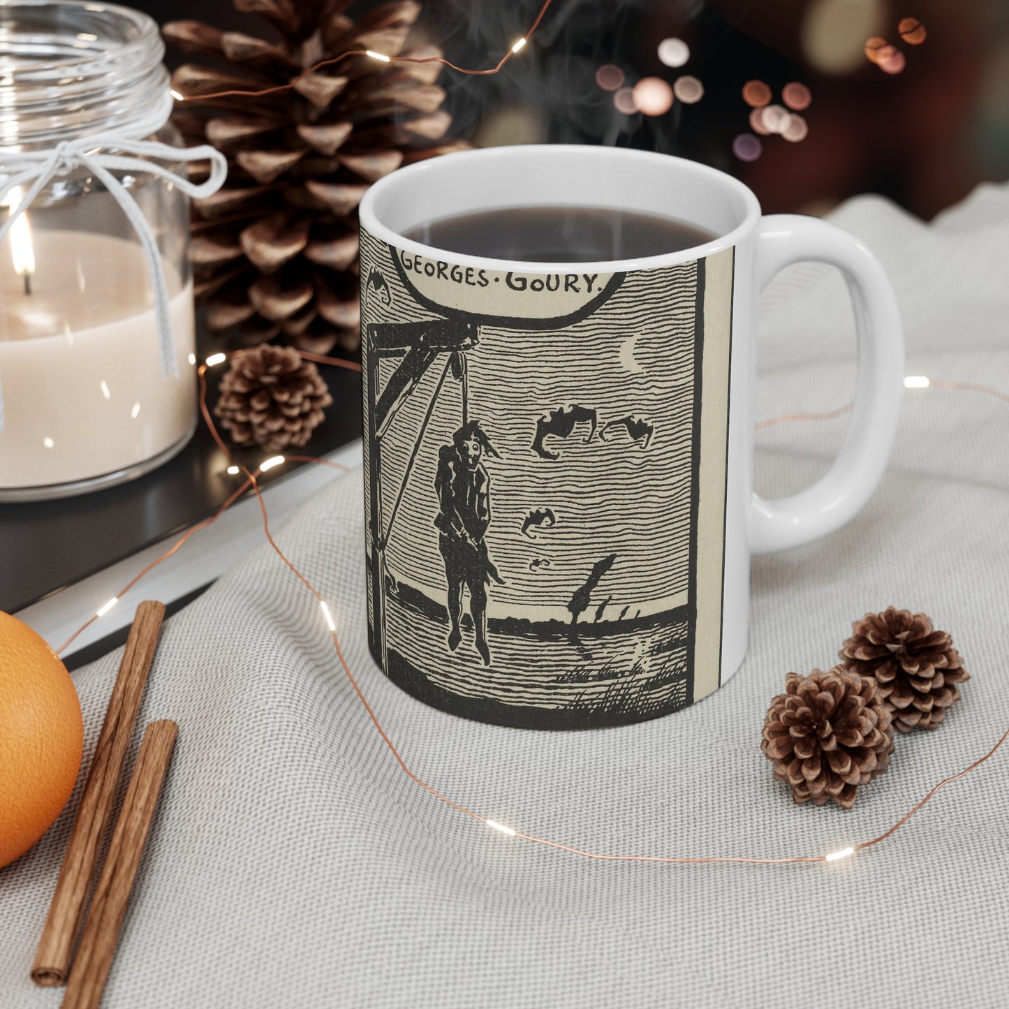 Georges Goury by Georges Demeufe (about 1900) Beautiful Novelty Ceramic Coffee Mug 11oz
