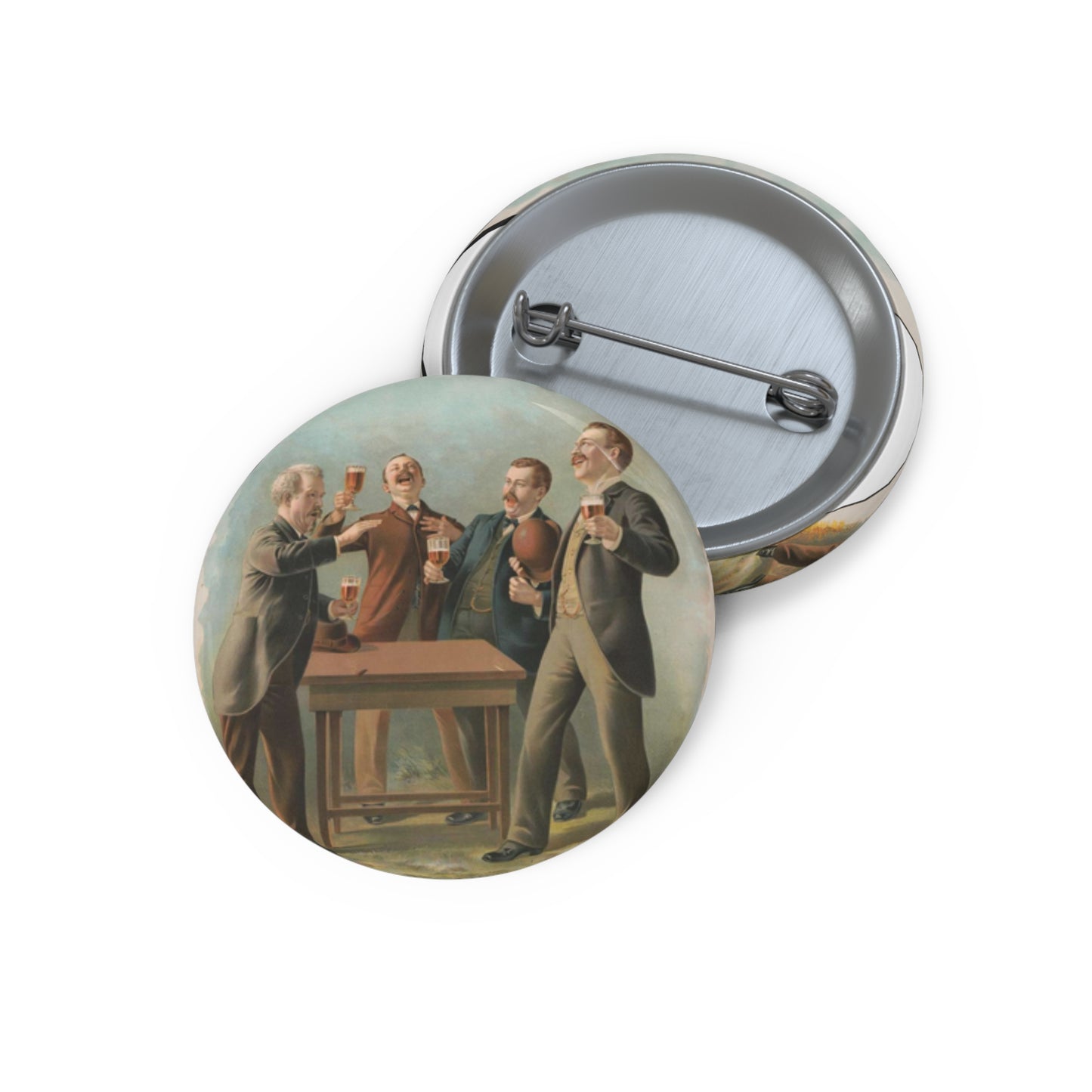 Quartet no. 166 - Print, Library of Congress collection Pin Buttons with Crisp Design