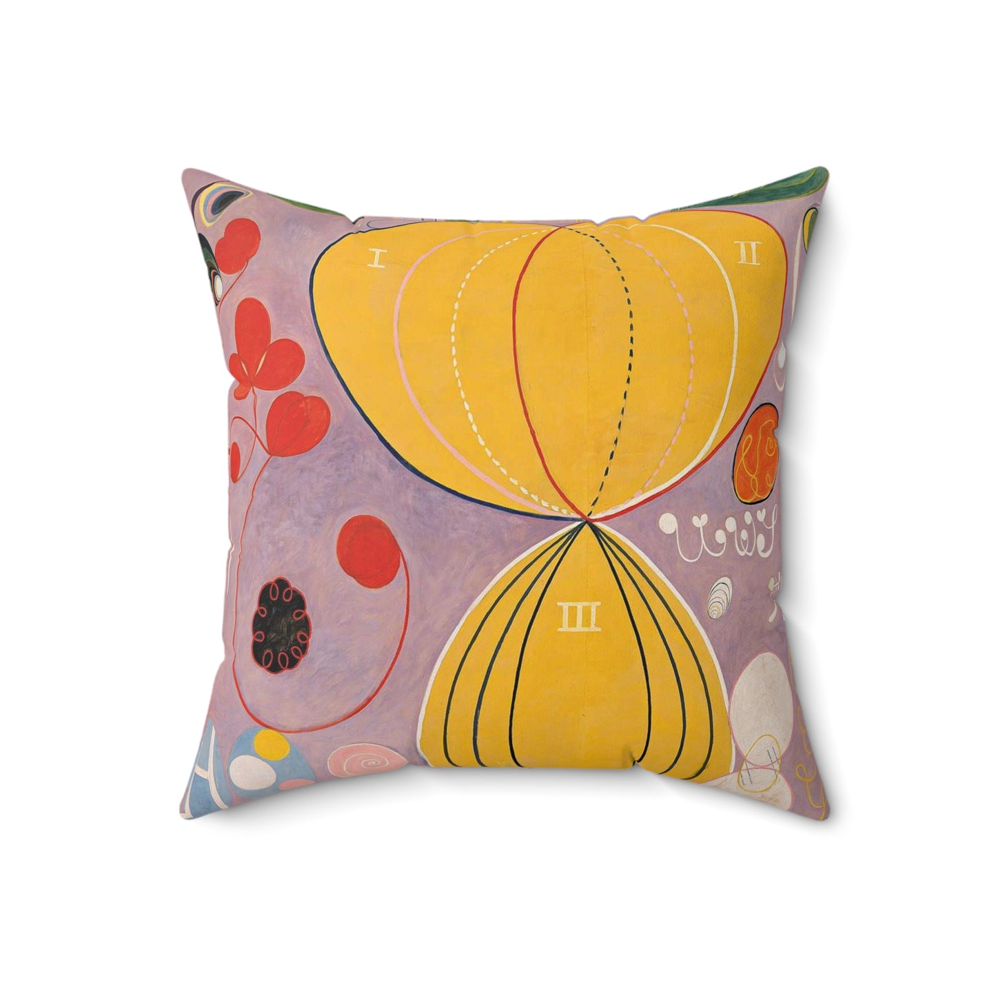 Hilma af Klint - The Ten Largest No. 7 - Adulthood - 1907 Decorative Accent Square Pillow