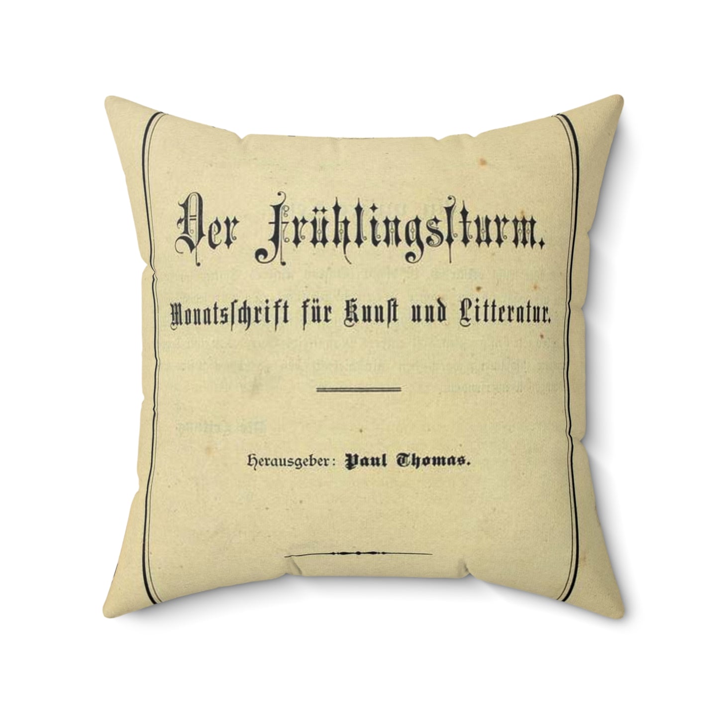 Fruhlingssturm 2 Decorative Accent Square Pillow