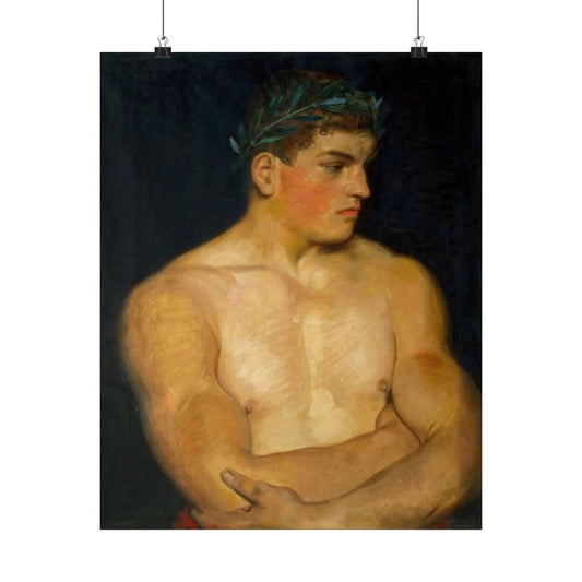 Sieger (Schindler)  Classic Matte Vertical Poster - Greek Athlete Artwork