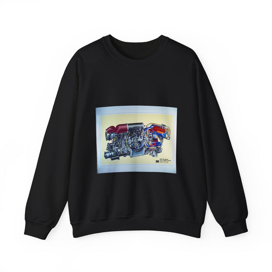 JET ENGINES, NASA Technology Images Black Heavy Blend Adult Crew Neck SweatShirt