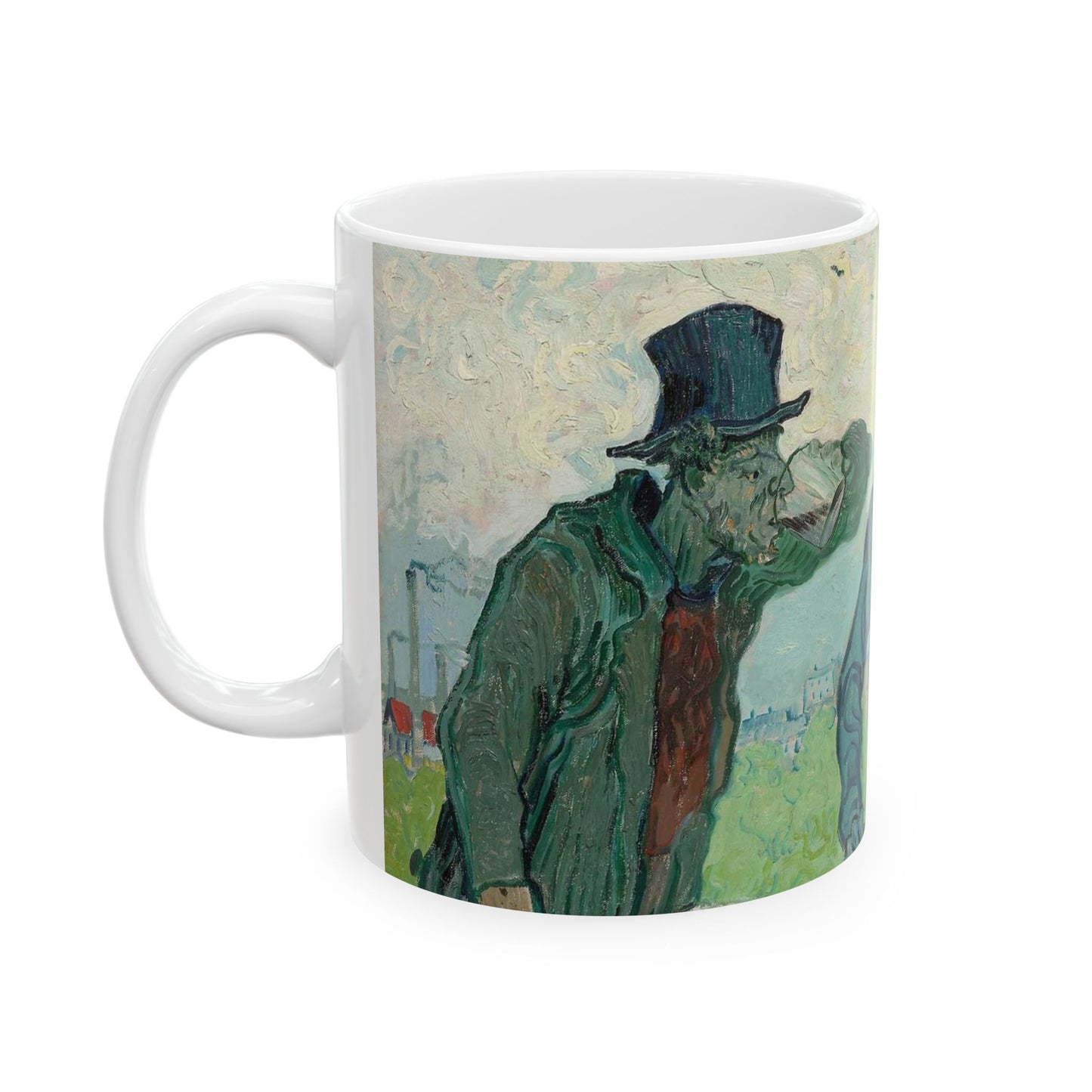 The Drinkers - Public domain dedication, Art Institute of Chicago Beautiful Novelty Ceramic Coffee Mug 11oz