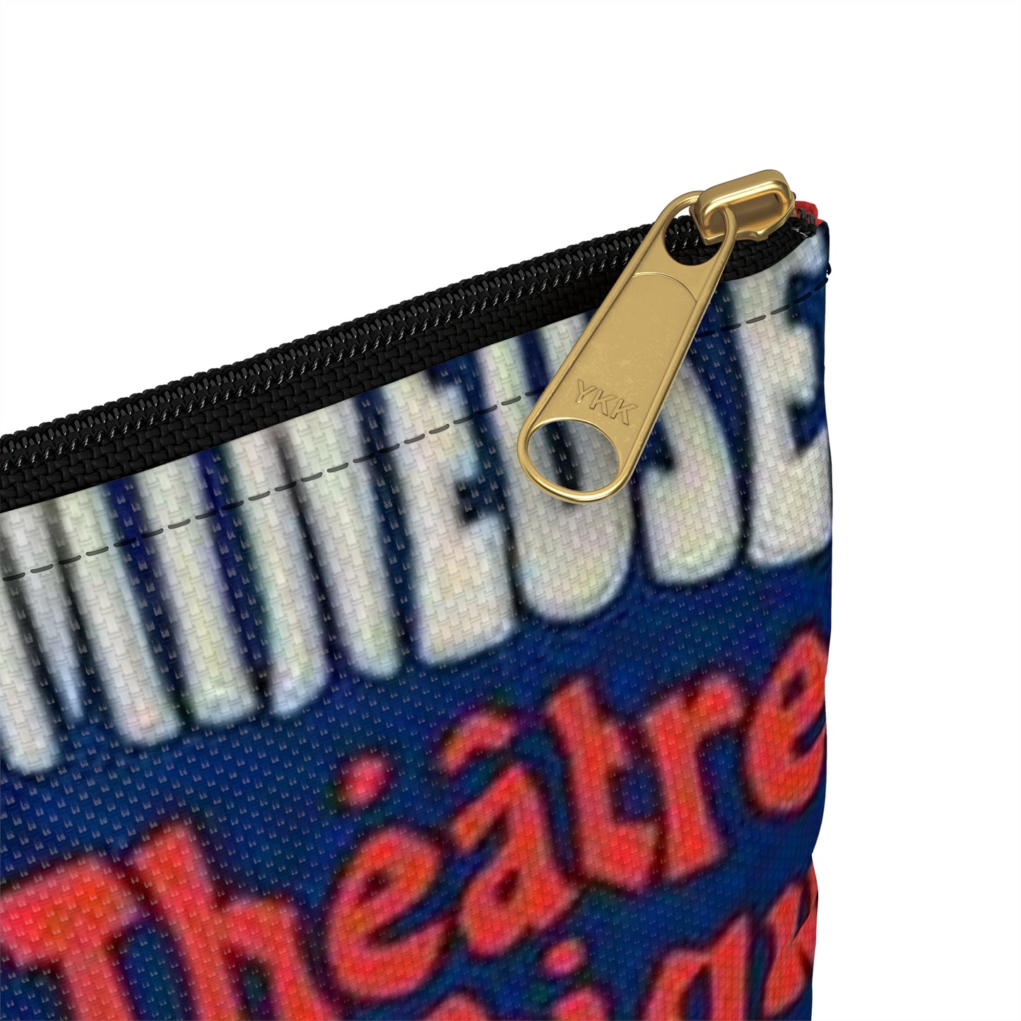 Affiche pour le Musée Grévin, "Pantomimes lumineuses". Large Organizer Pouch with Black Zipper