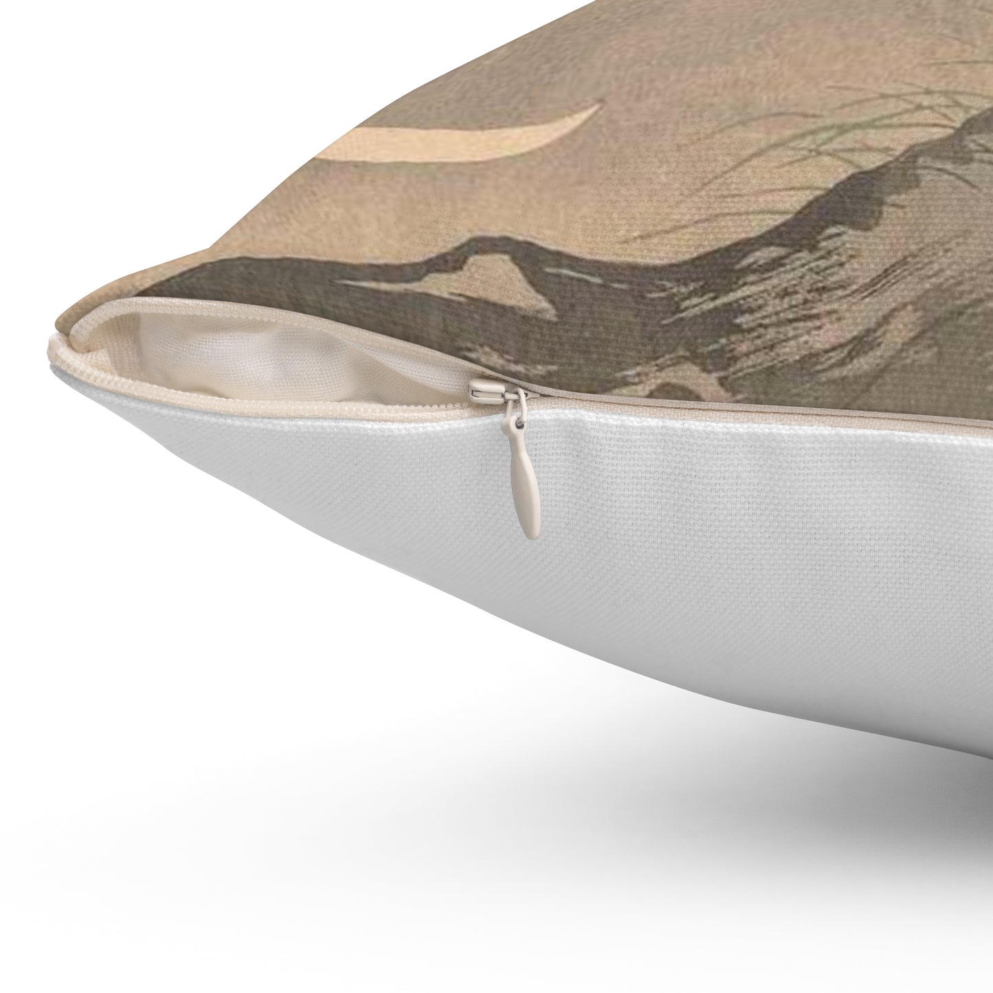 Brullende tijger, Ohara Koson - Rijksmuseum public domain dedication image Decorative Accent Square Pillow