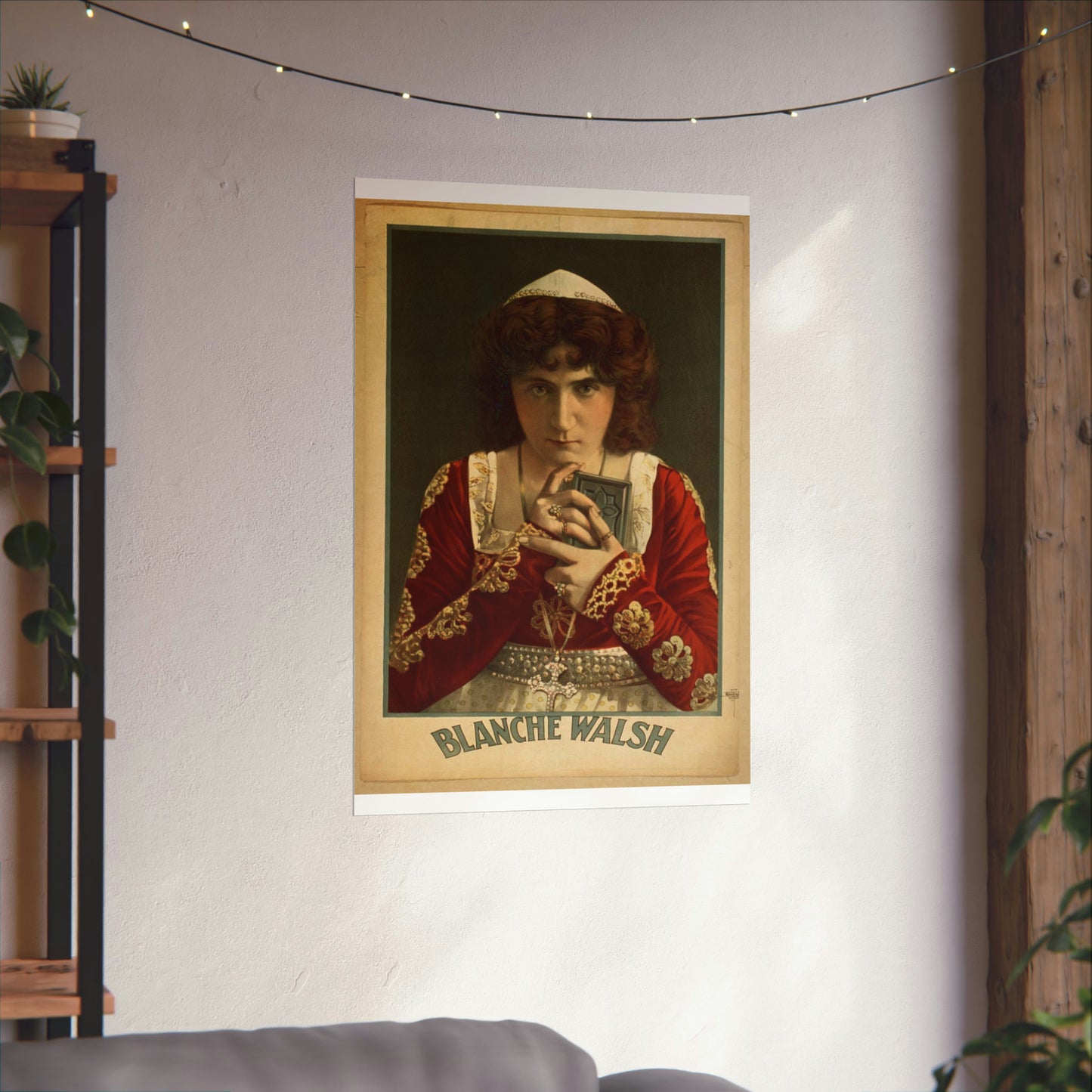 Blanche Walsh, American vaudeville and popular entertainment 1870 1920 High Quality Matte Wall Art Poster for Home, Office, Classroom