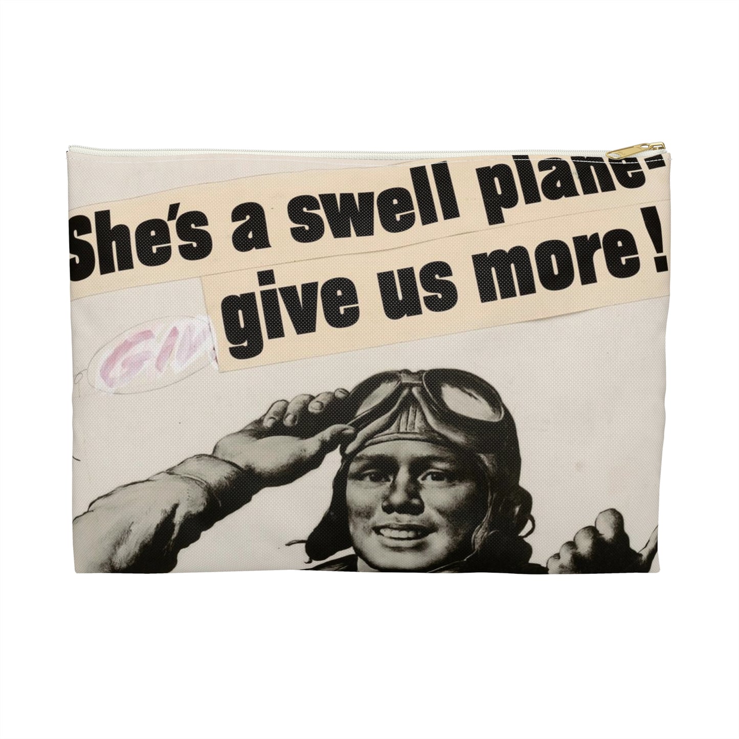 She's a swell plane - give us more!  MORE PRODUCTION [Riggs] Large Organizer Pouch with Black Zipper
