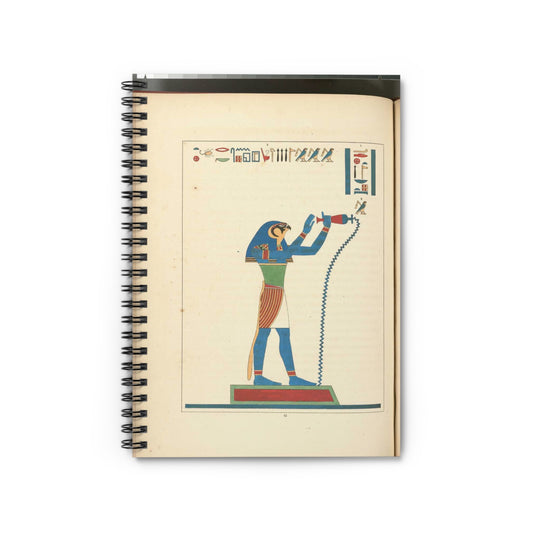 Thoth Trismégiste, le premier Hermès, Hermès Trismégiste. Spiral Bound Ruled Notebook with Printed Cover