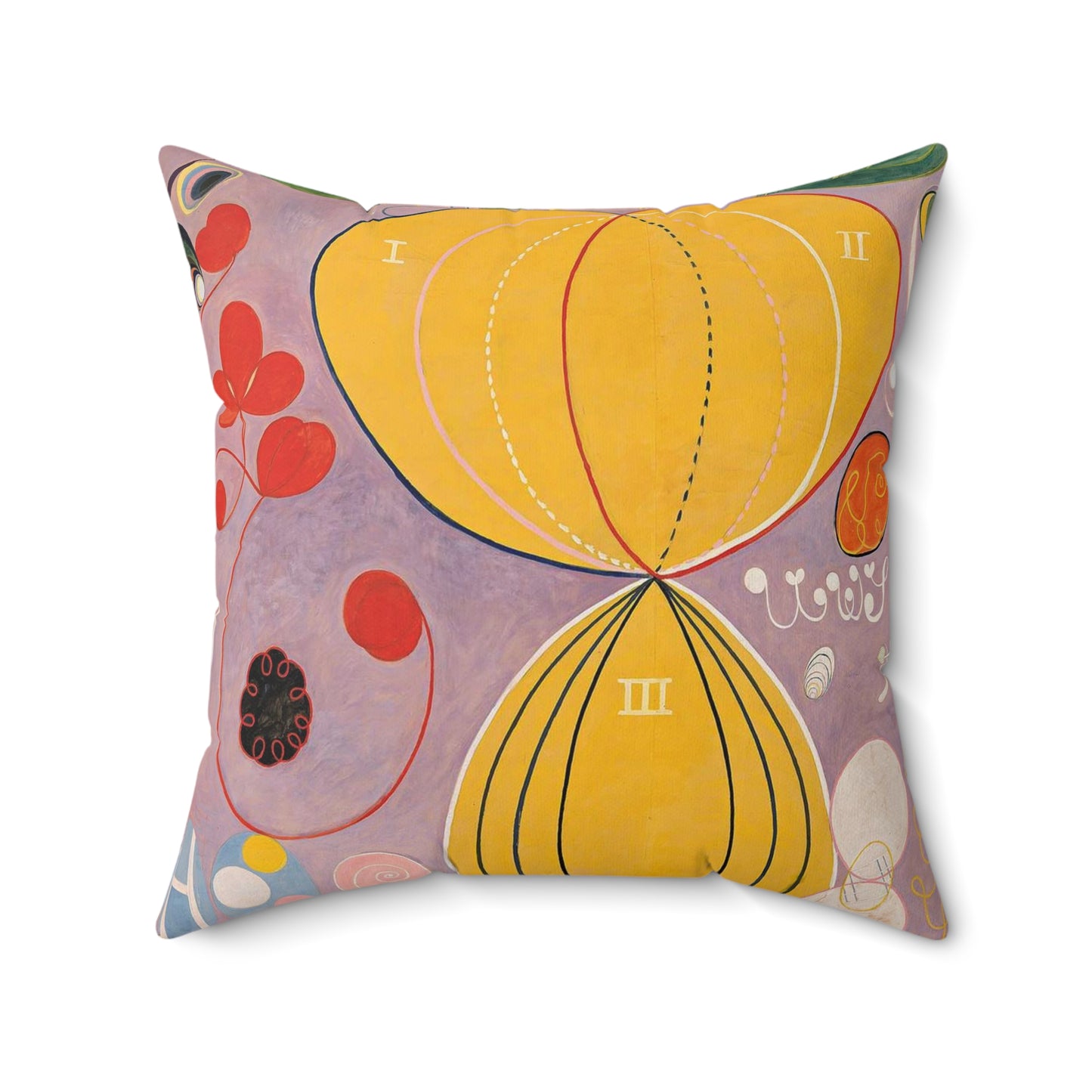 Hilma af Klint - The Ten Largest No. 7 - Adulthood - 1907 Decorative Accent Square Pillow