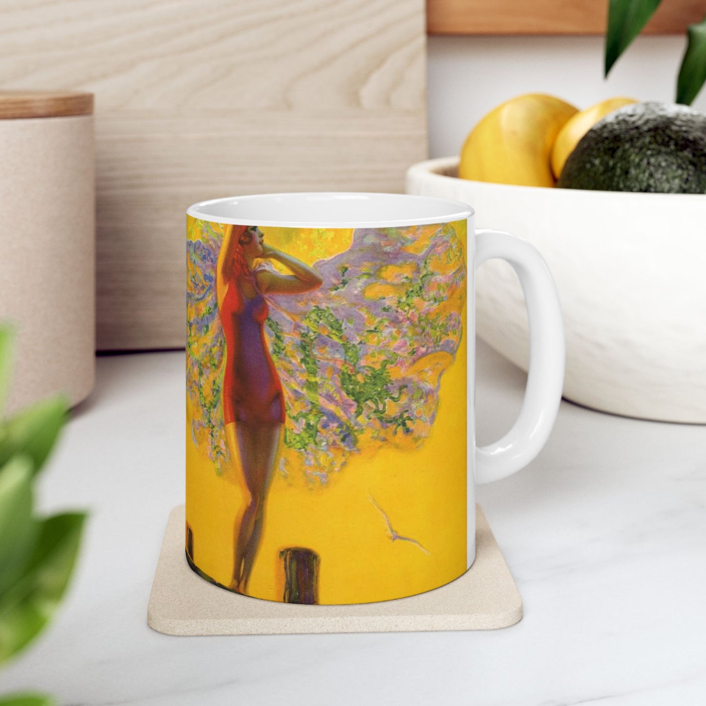 “Golden Glory” by Edward Mason Eggleston, 1929 Beautiful Novelty Ceramic Coffee Mug 11oz