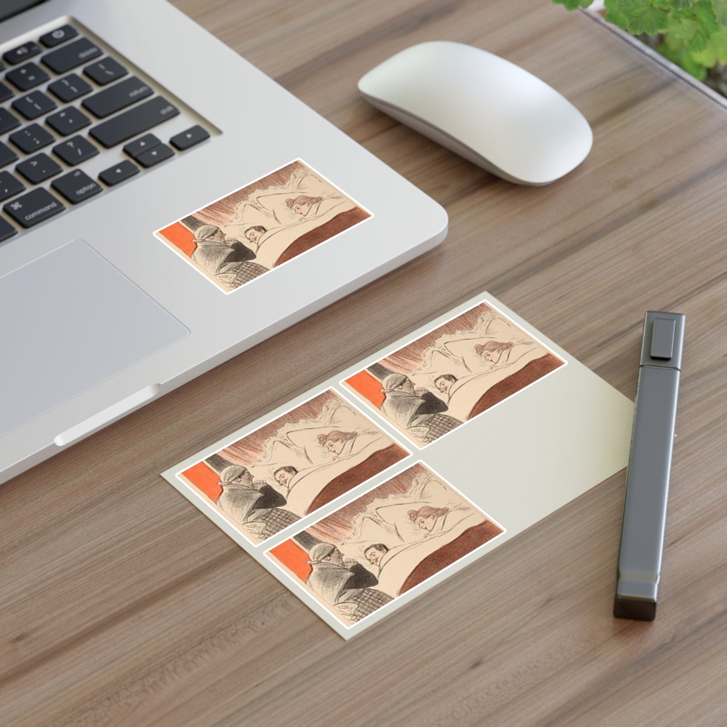 Steinlen - je-l-ai-promis-a-gertrude Laminated UV Protective Vinyl Stickers
