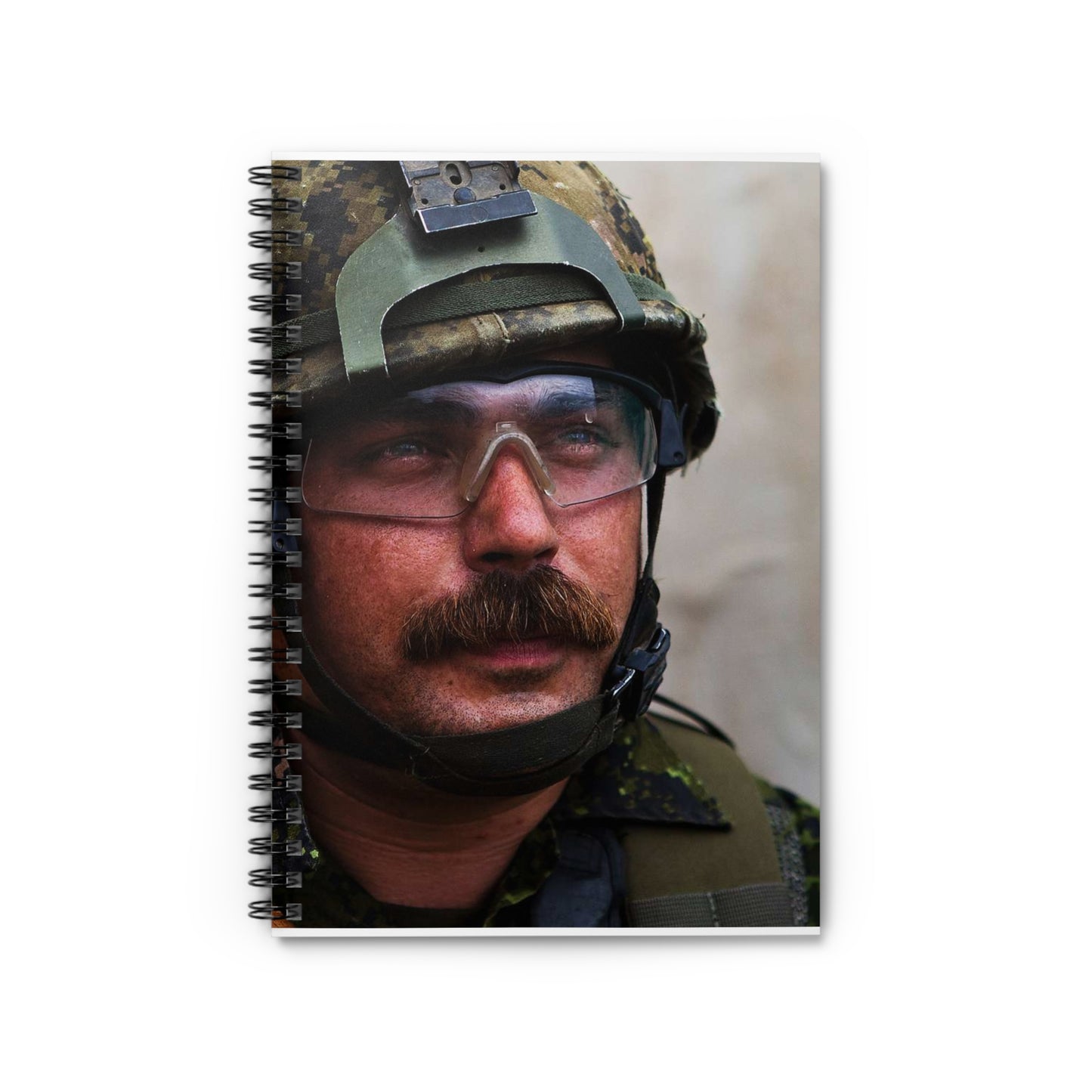 Cpl. Dean Disotell, a heavy-machine gunner with Company Spiral Bound Ruled Notebook with Printed Cover