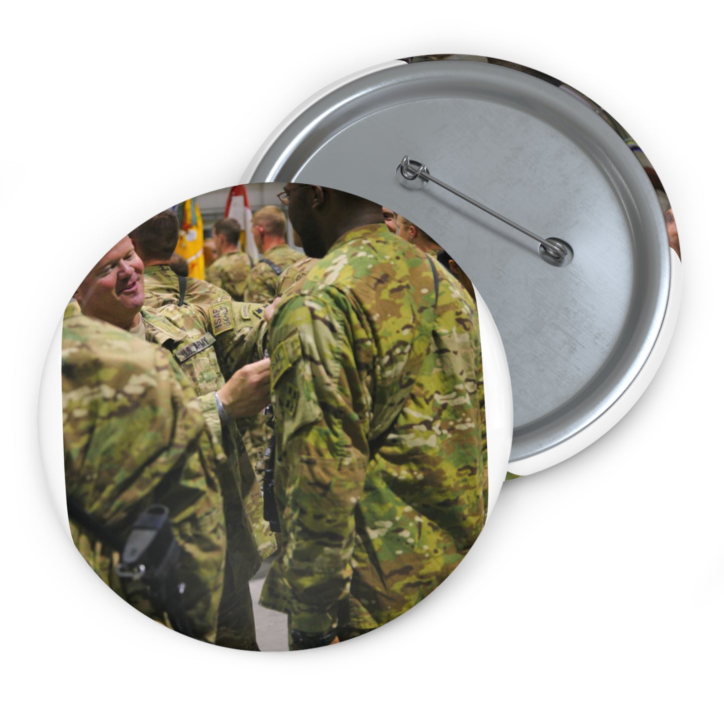 U.S. Army Lt. Col. Jason Hancock serving with 3rd Squadron, Pin Buttons with Crisp Design