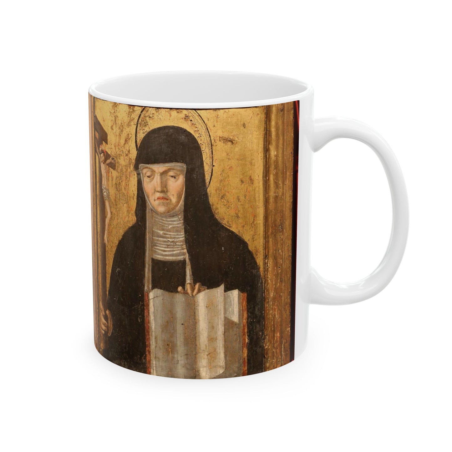 Bernardo parentino, santa scolastica, 1496 ca Beautiful Novelty Ceramic Coffee Mug 11oz